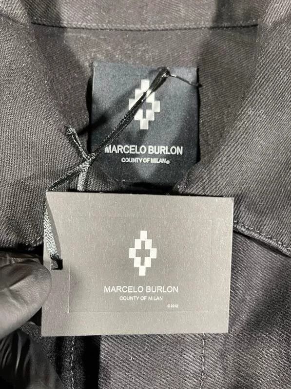 Marcelo Burlon marcelo burlon printed denim jacket Size US S / EU 44-46 / 1 - 4 Thumbnail