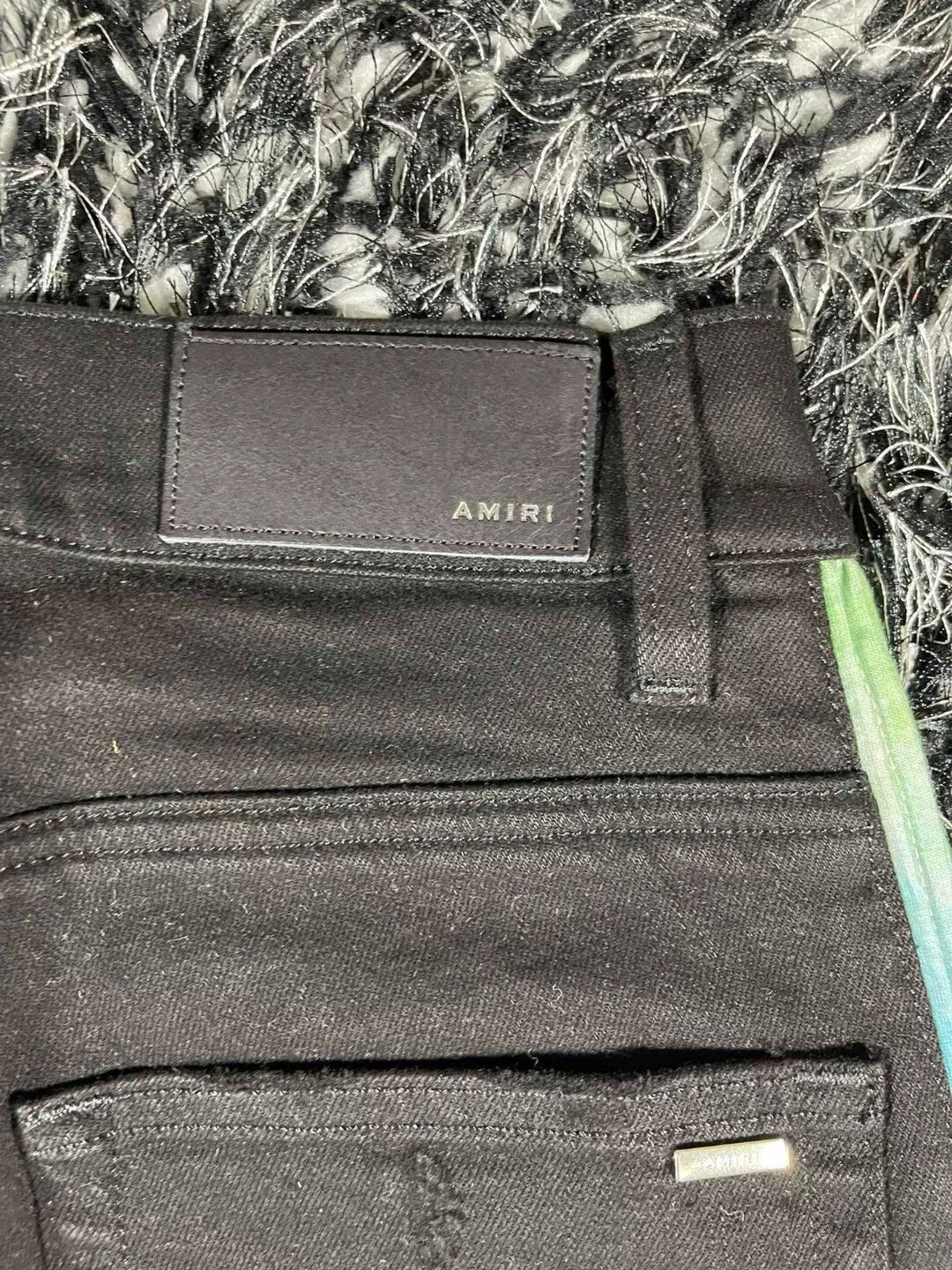 Amiri amiri watercolor half track jean Size US 30 / EU 46 - 6 Thumbnail