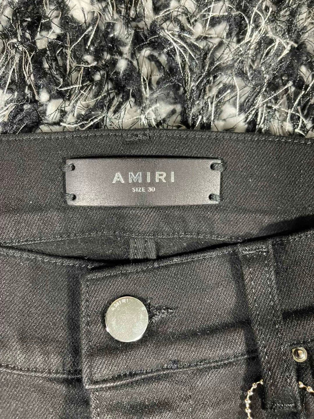 Amiri amiri watercolor half track jean Size US 30 / EU 46 - 4 Thumbnail