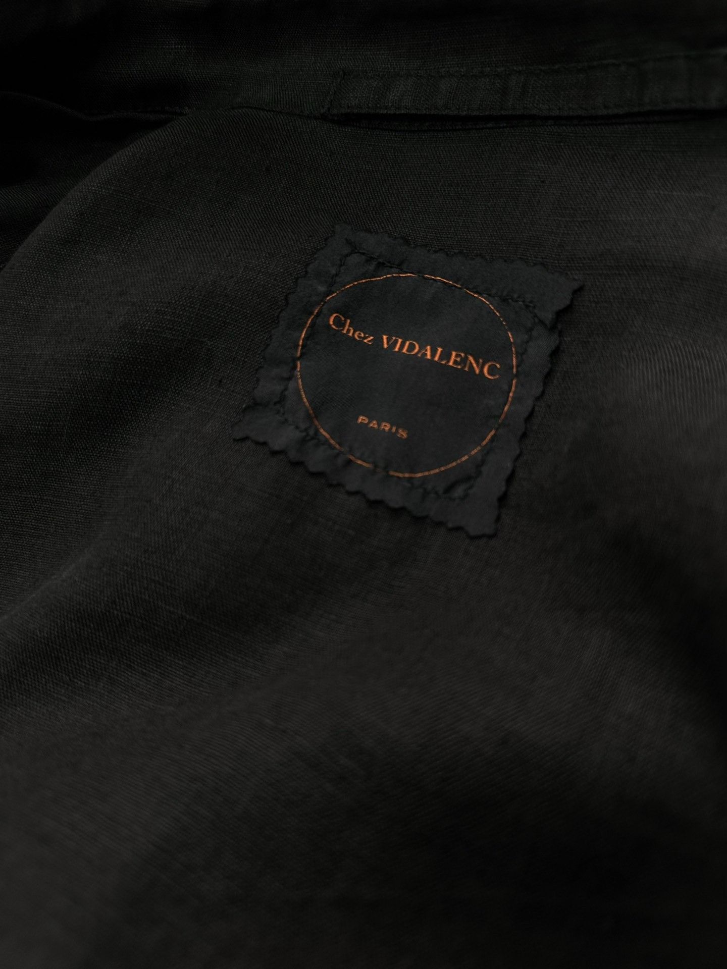 Casey Vidalenc black linen oversized coat Size US L / EU 52-54 / 3 - 7 Thumbnail