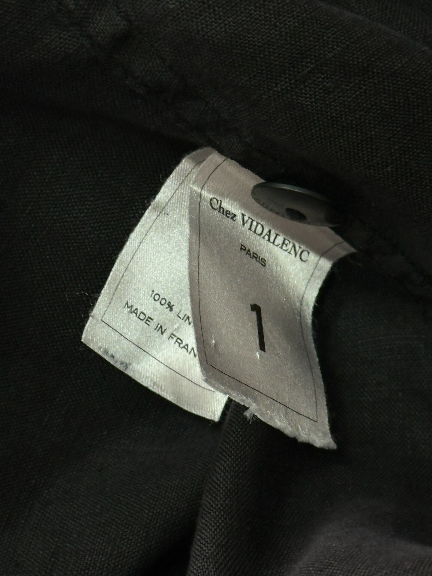 Casey Vidalenc black linen oversized coat Size US L / EU 52-54 / 3 - 9 Thumbnail