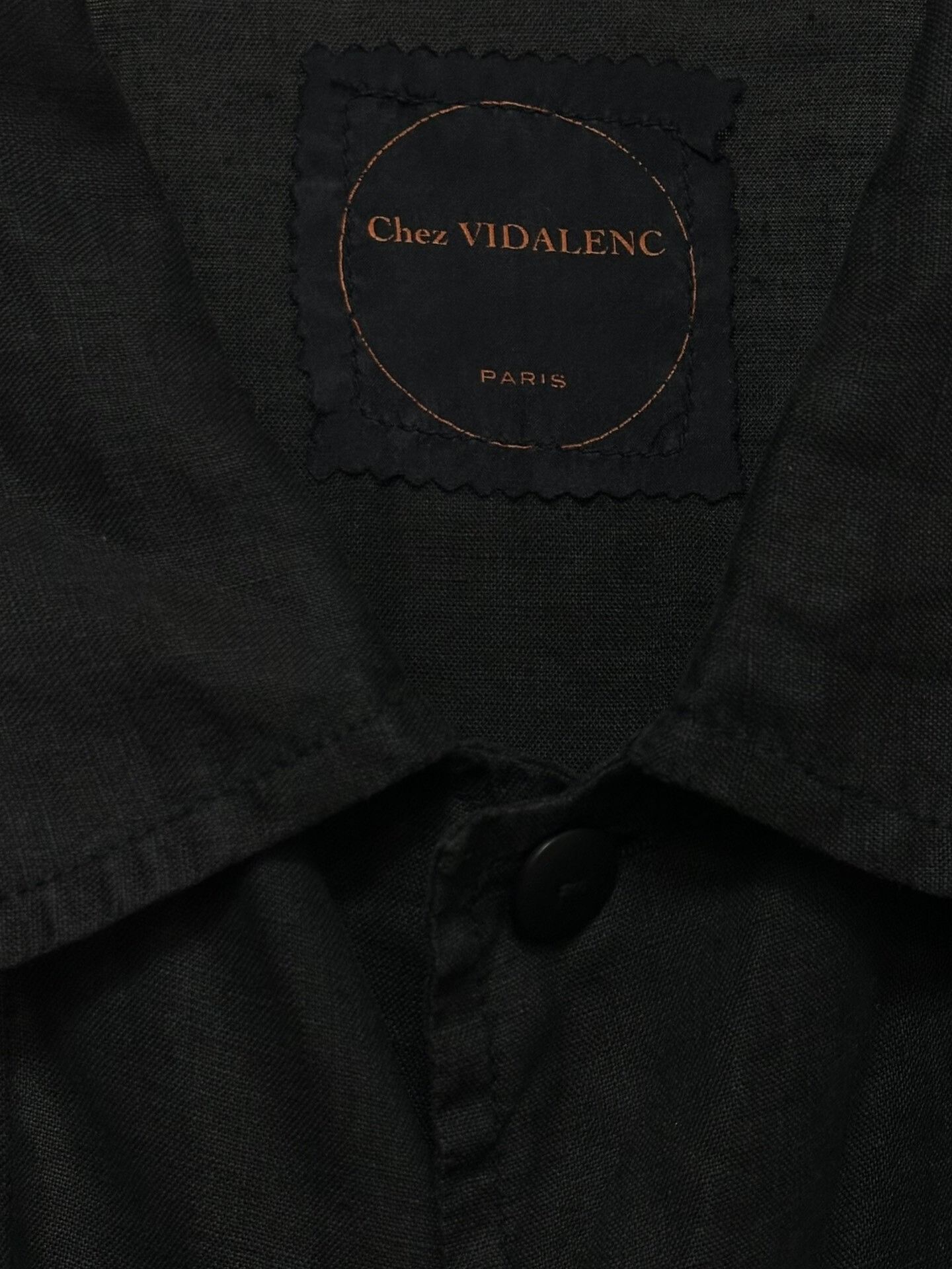 Casey Vidalenc black linen oversized coat Size US L / EU 52-54 / 3 - 8 Thumbnail
