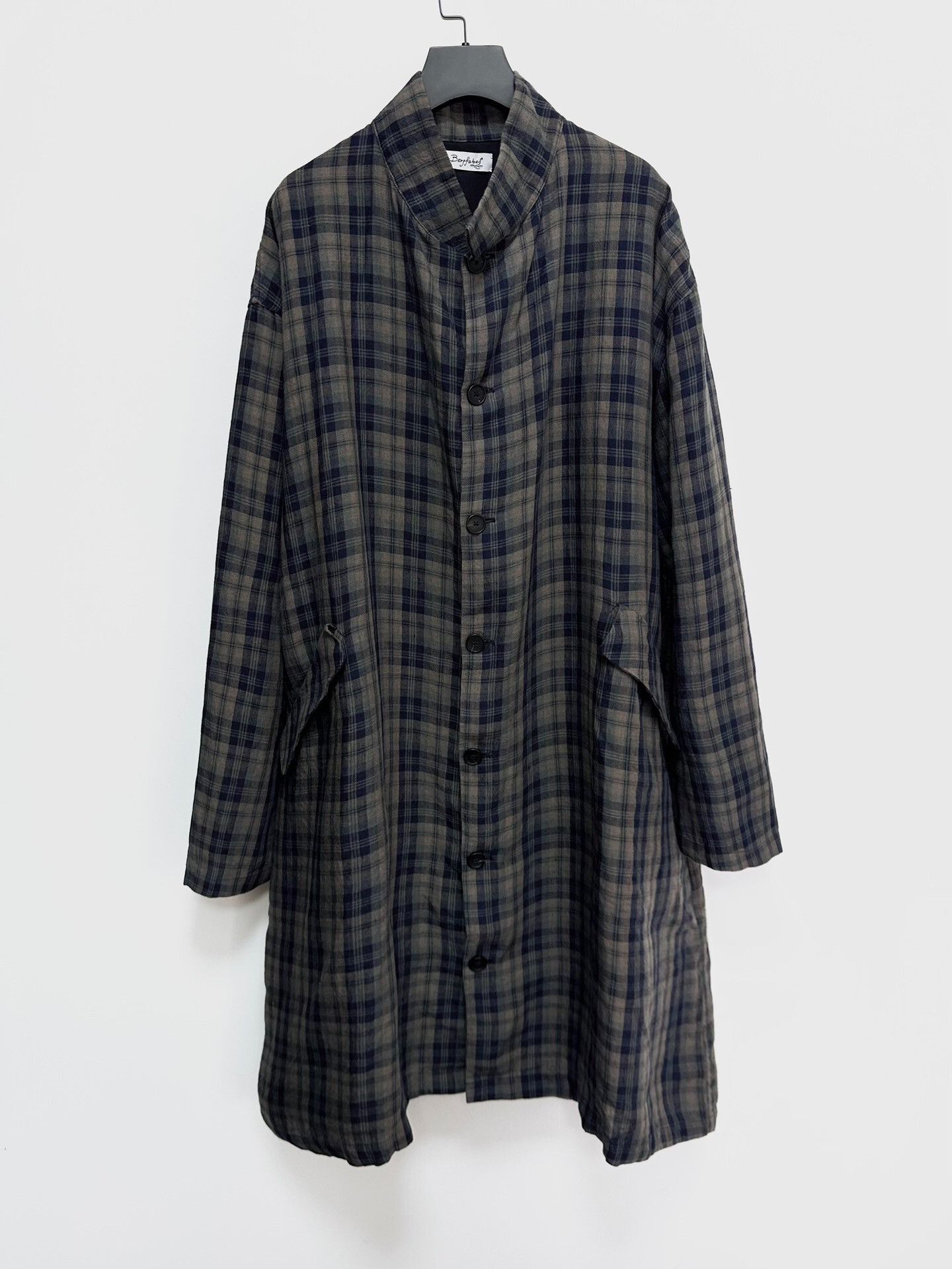 Bergfabel oversized checkered linen coat Size M / US 6-8 / IT 42-44 - 2 Thumbnail