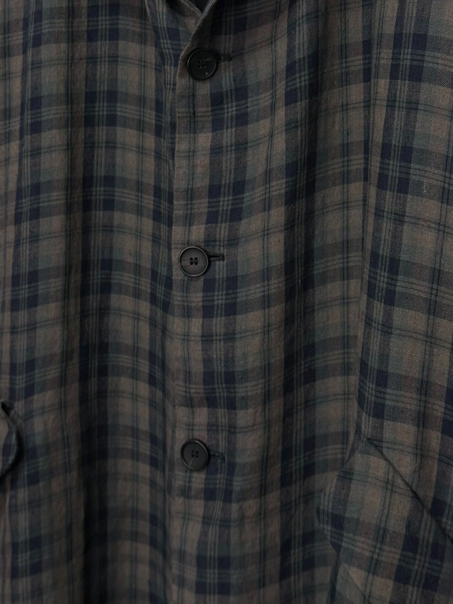 Bergfabel oversized checkered linen coat Size M / US 6-8 / IT 42-44 - 7 Thumbnail