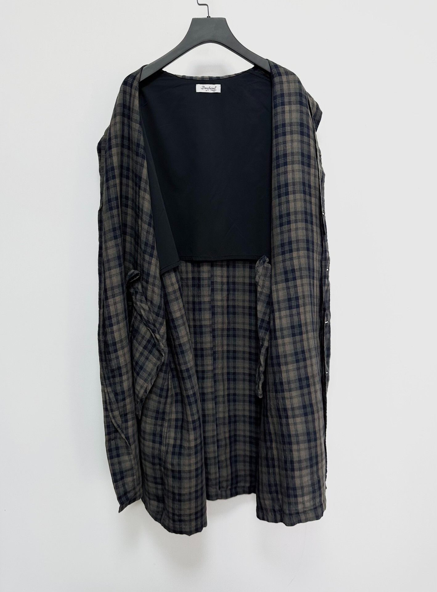Bergfabel oversized checkered linen coat Size M / US 6-8 / IT 42-44 - 4 Thumbnail