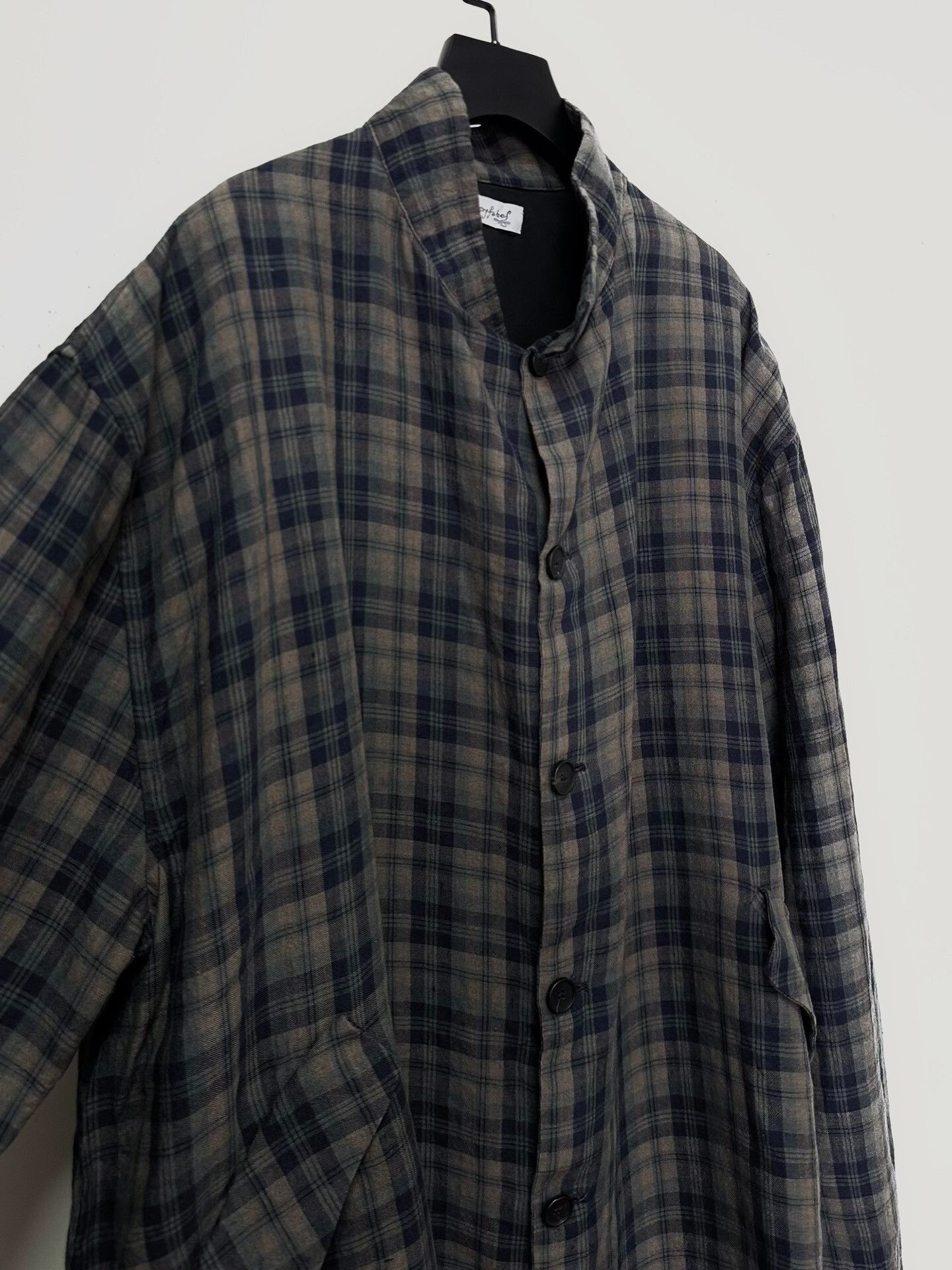 Bergfabel oversized checkered linen coat Size M / US 6-8 / IT 42-44 - 5 Thumbnail