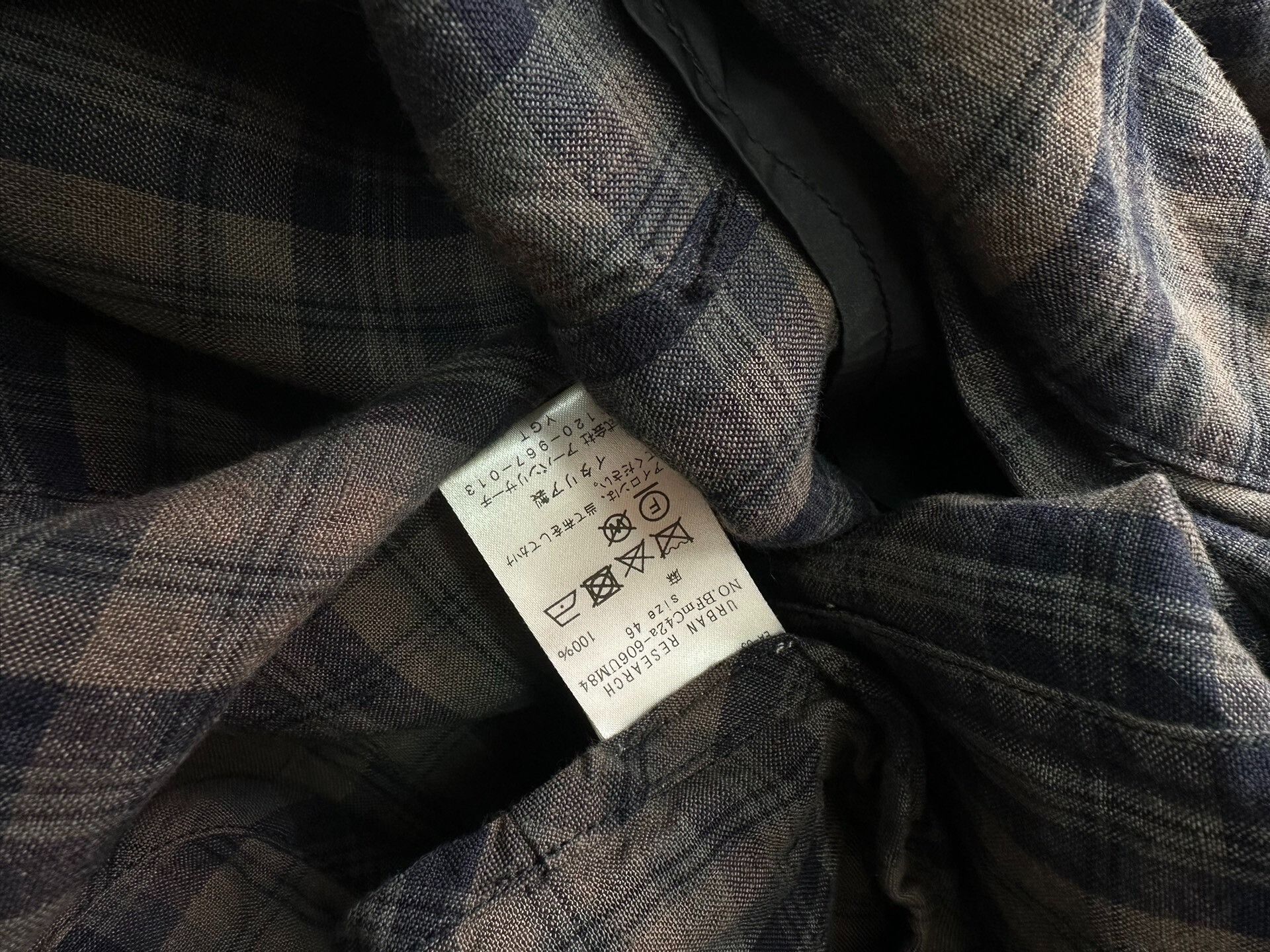 Bergfabel oversized checkered linen coat Size M / US 6-8 / IT 42-44 - 9 Thumbnail