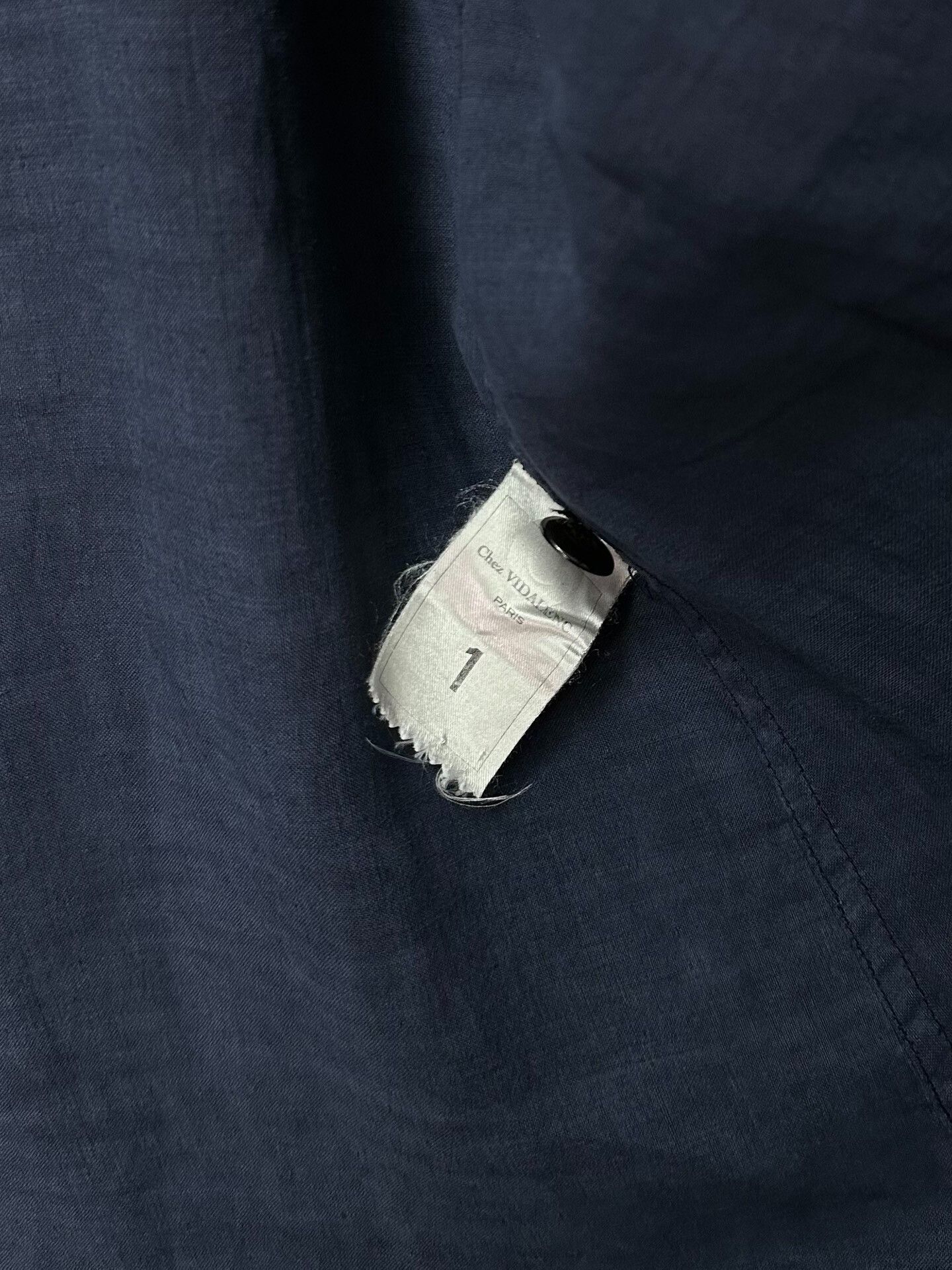 Casey Vidalenc blue dyed linen coat by VIDALENC Size US XXL / EU 58 / 5 - 7 Thumbnail