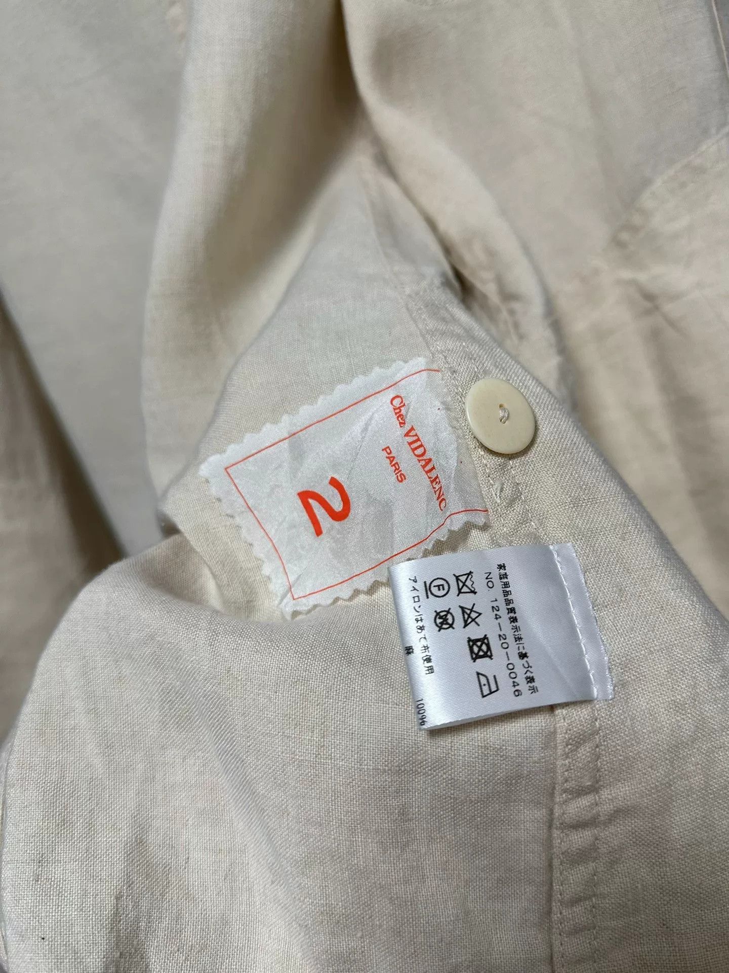Casey Vidalenc linen jacket dyed with red tea Size US L / EU 52-54 / 3 - 9 Thumbnail