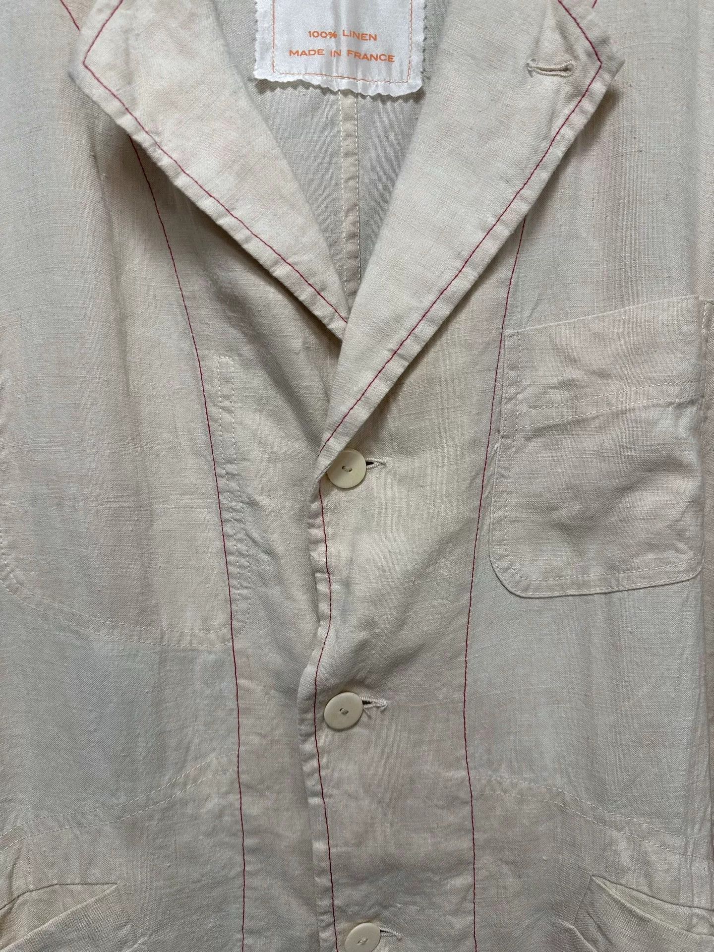 Casey Vidalenc linen jacket dyed with red tea Size US L / EU 52-54 / 3 - 6 Thumbnail
