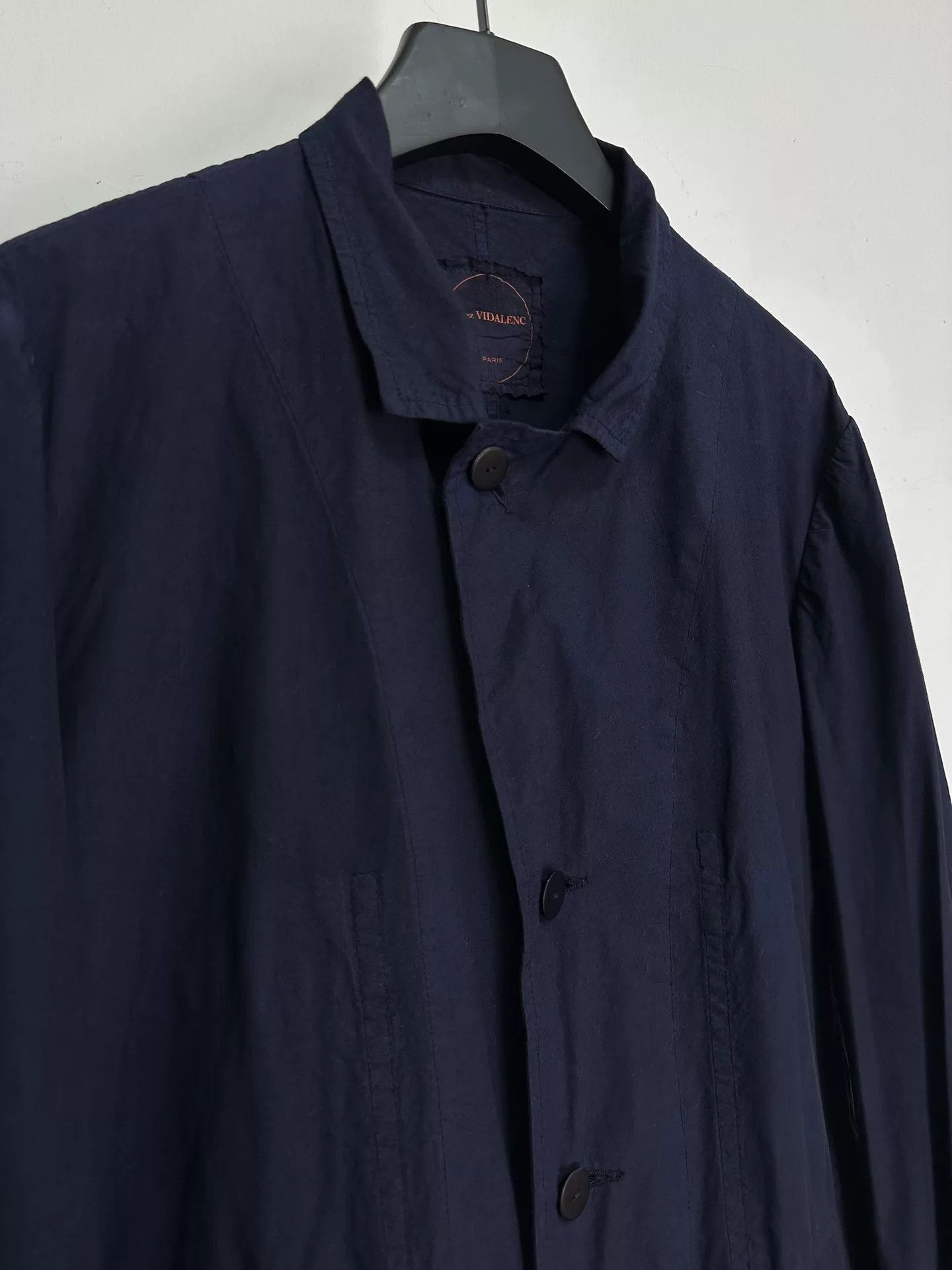 Casey Vidalenc blue dyed cotton jacket from Vidalenc Size US M / EU 48-50 / 2 - 6 Thumbnail