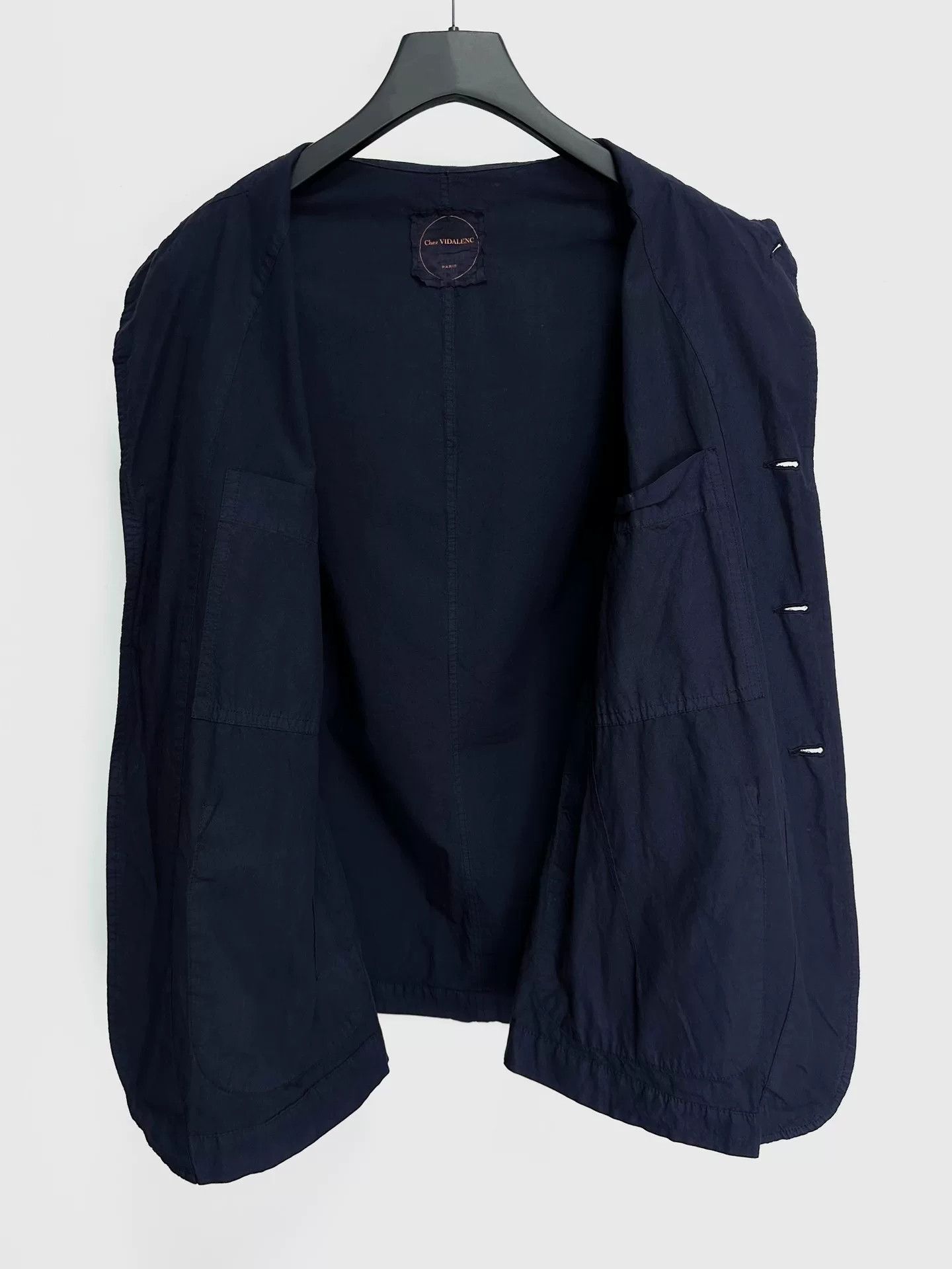 Casey Vidalenc blue dyed cotton jacket from Vidalenc Size US M / EU 48-50 / 2 - 3 Thumbnail