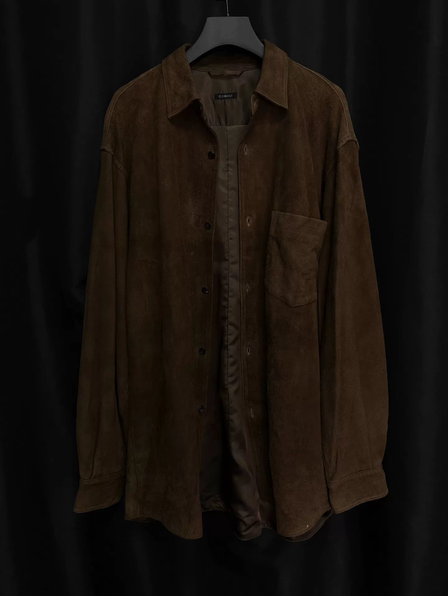 Comoli comoli deep brown deer leather shirt Size US L / EU 52-54 / 3 - 3 Thumbnail