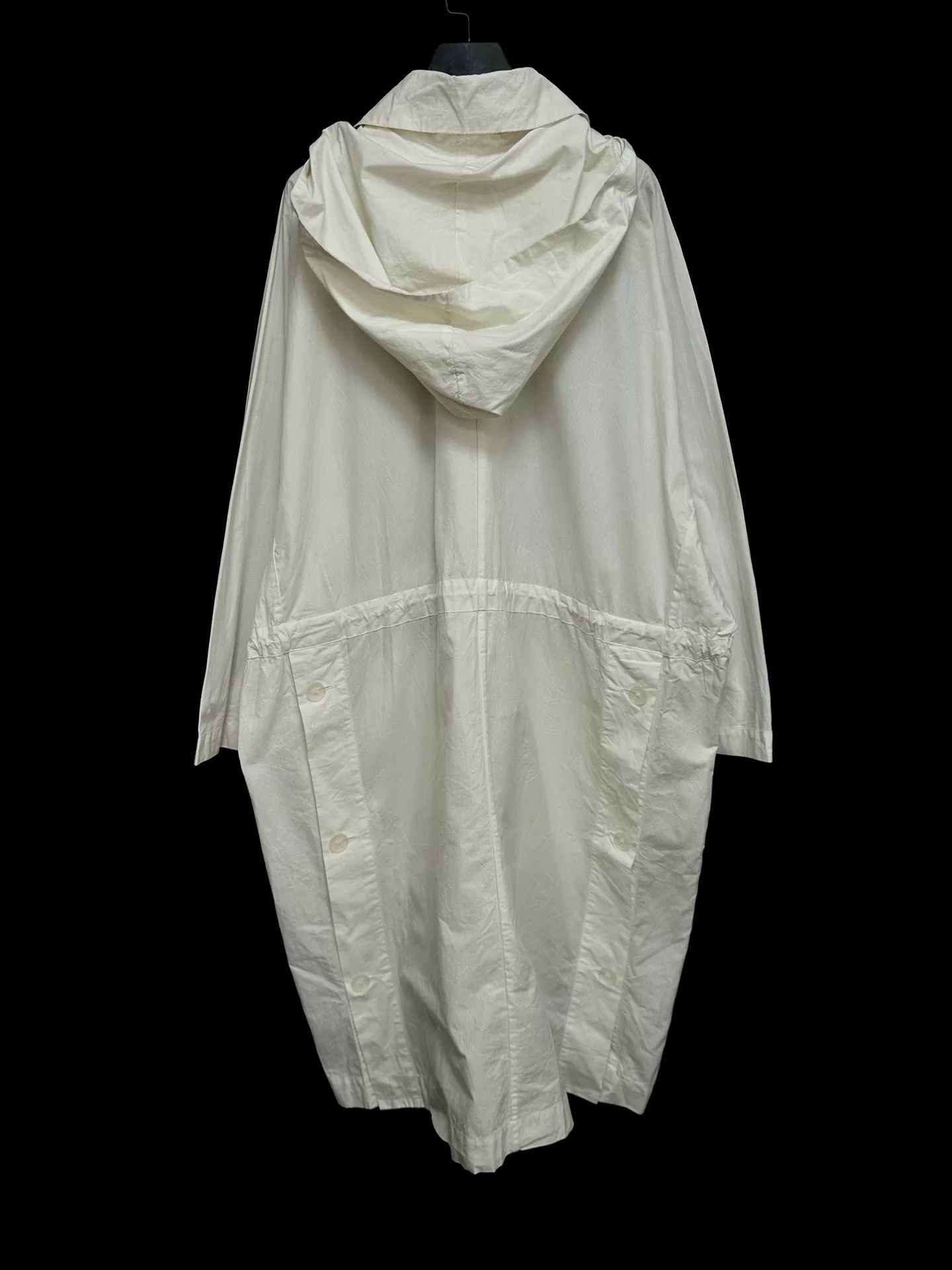 Toogood toogood milk white cotton hooded coat Size XS / US 0-2 / IT 36-38 - 2 Thumbnail
