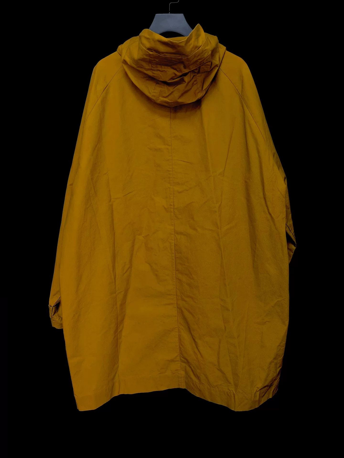 Casey Casey mustard yellow wax cotton hooded coat Size US XL / EU 56 / 4 - 2 Thumbnail