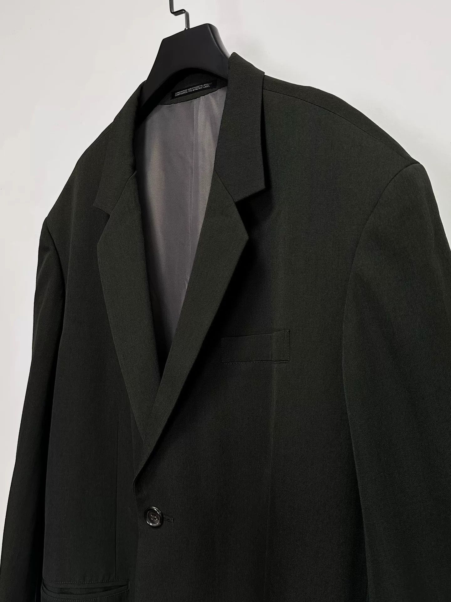 Yohji Yamamoto deep moss green wool long coat Size US S / EU 44-46 / 1 - 5 Thumbnail