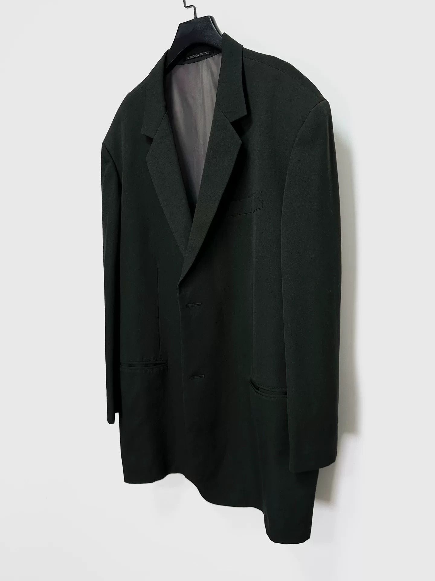 Yohji Yamamoto deep moss green wool long coat Size US S / EU 44-46 / 1 - 3 Thumbnail