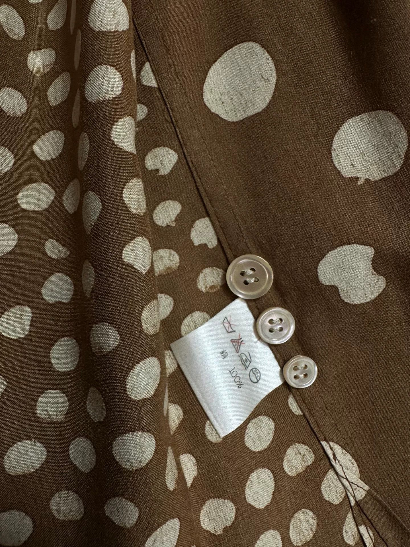 Issey Miyake issey miyake silk polka dot shirt Size XL / US 12-14 / IT 48-50 - 7 Thumbnail