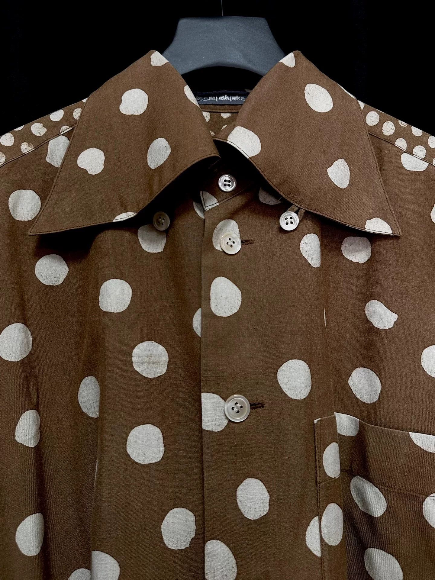 Issey Miyake issey miyake silk polka dot shirt Size XL / US 12-14 / IT 48-50 - 4 Thumbnail