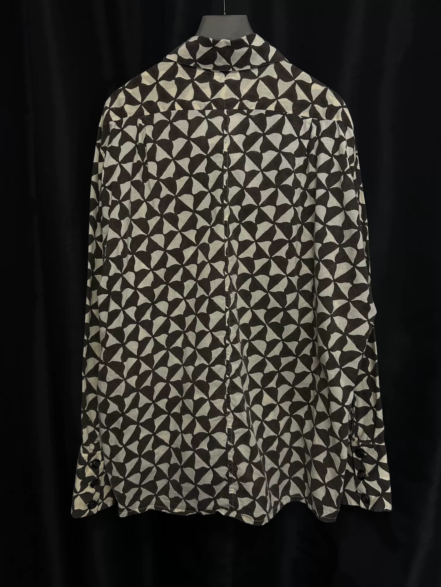 John Alexander Skelton limited edition black and white hand-drawn shirt Size US M / EU 48-50 / 2 - 2 Thumbnail