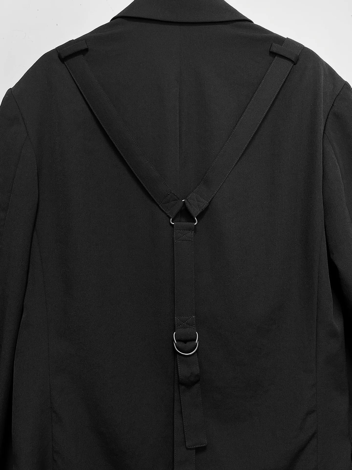 Yohji Yamamoto yohji yamamoto black oversized outerwear jacket Size US M / EU 48-50 / 2 - 5 Thumbnail