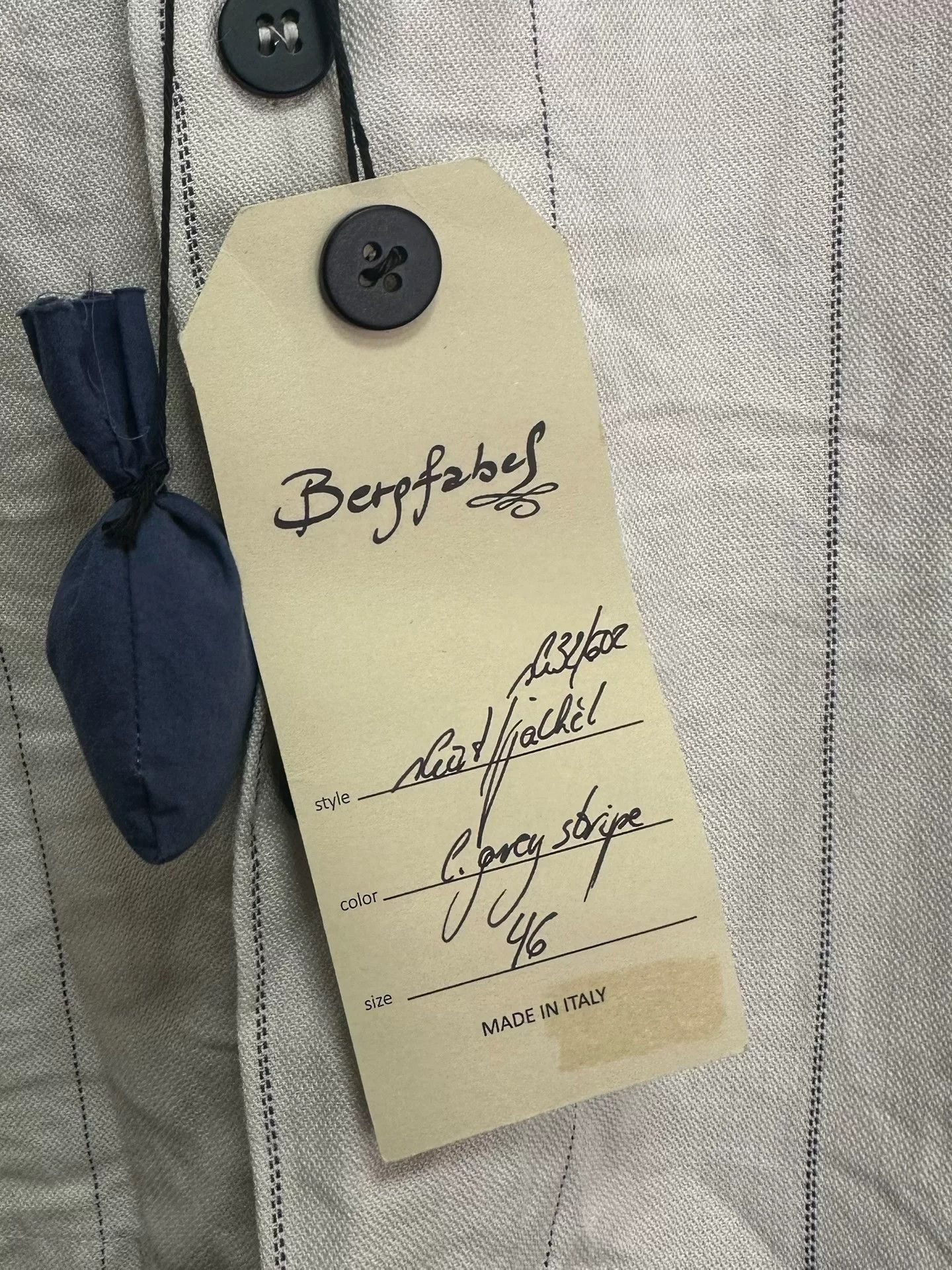 Bergfabel bergfabel lightweight linen jacket 19ss Size US L / EU 52-54 / 3 - 7 Thumbnail