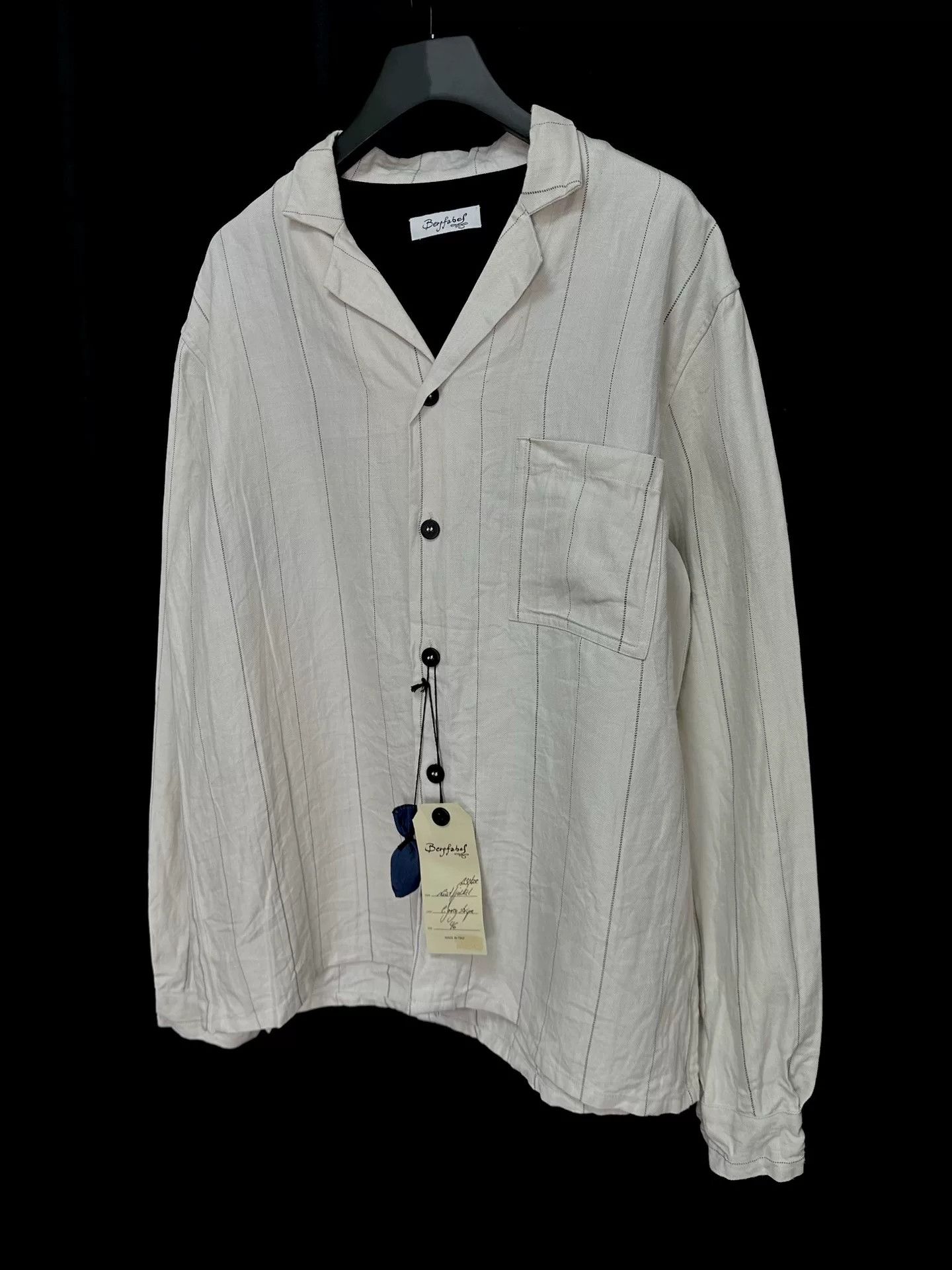 Bergfabel bergfabel lightweight linen jacket 19ss Size US L / EU 52-54 / 3 - 3 Thumbnail
