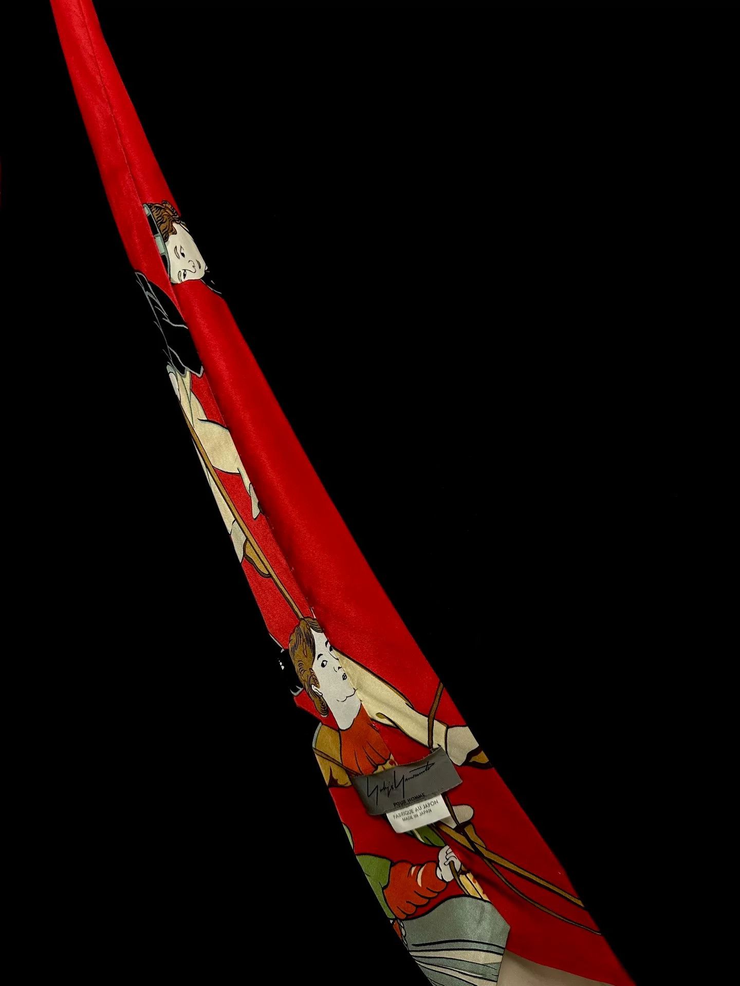 Yohji Yamamoto yohji yamamoto red patterned tie Size ONE SIZE - 2 Thumbnail