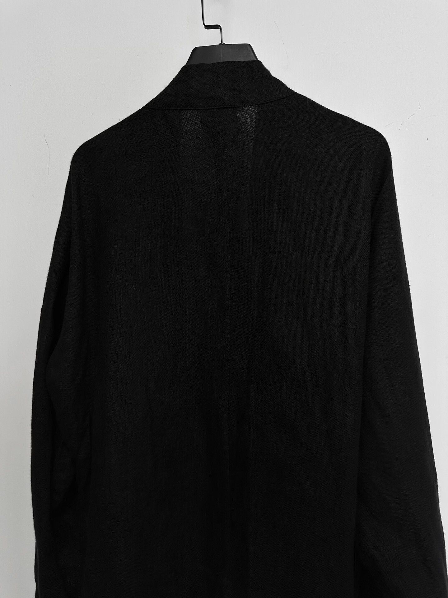 Yohji Yamamoto yohji yamamoto black linen long jacket Size US M / EU 48-50 / 2 - 3 Thumbnail