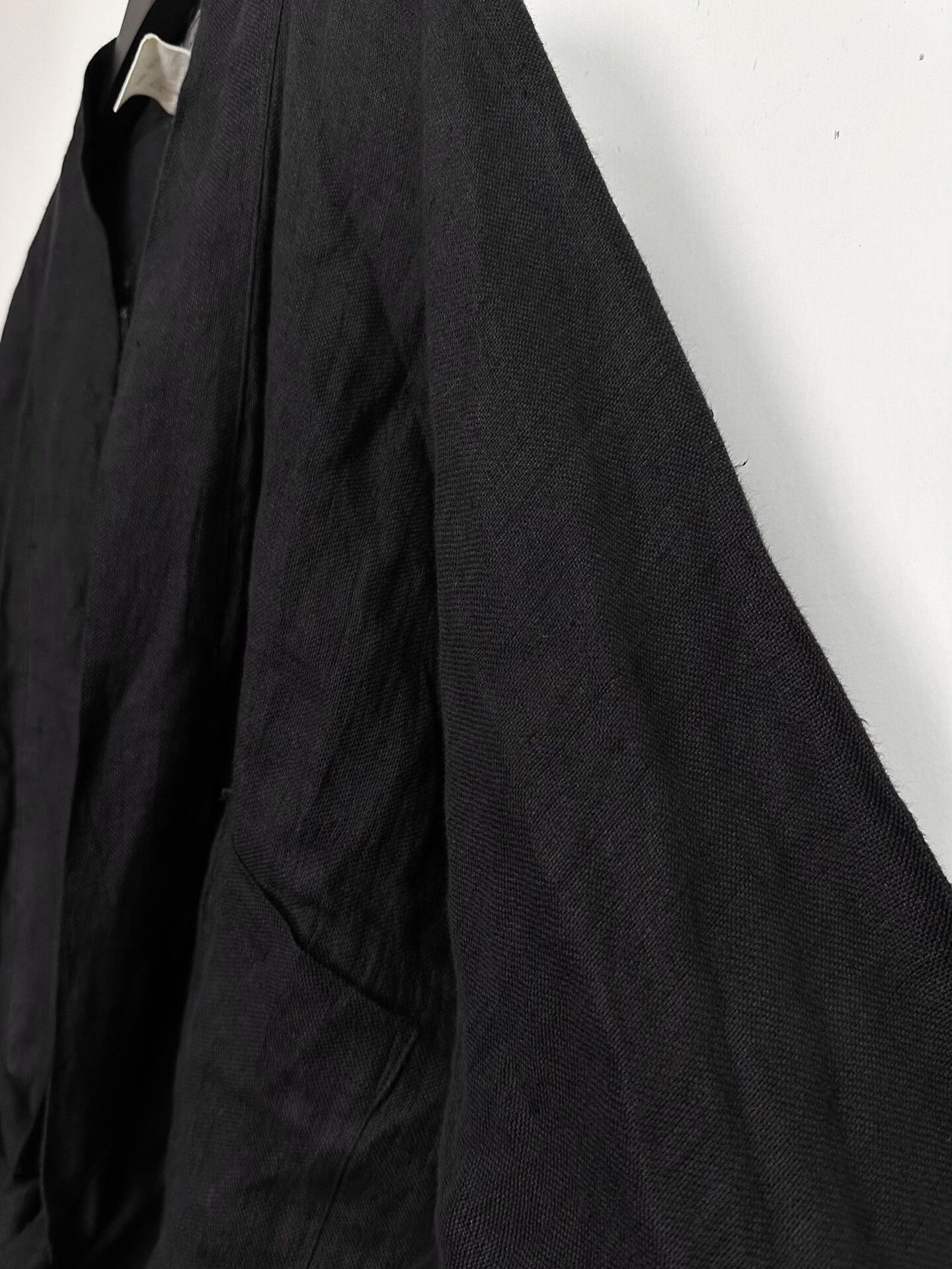 Yohji Yamamoto yohji yamamoto black linen long jacket Size US M / EU 48-50 / 2 - 7 Thumbnail