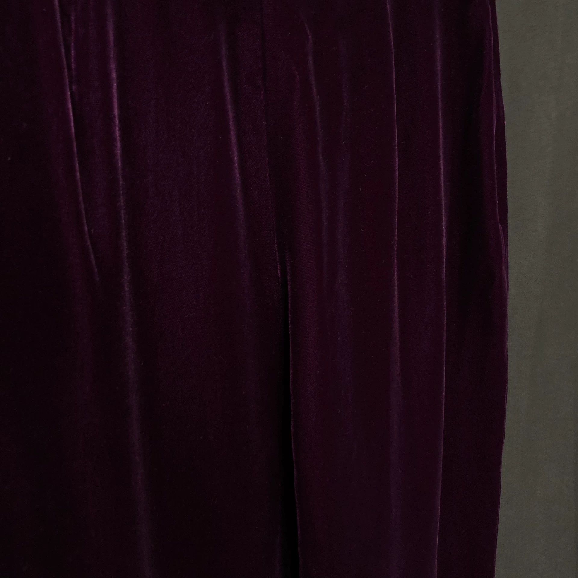 Comme des Garcons purple velvet pants from comme des garçons Size US 36 / EU 52 - 3 Thumbnail