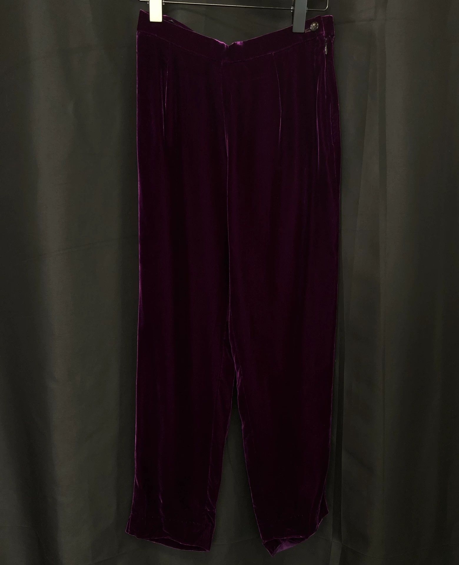 Comme des Garcons purple velvet pants from comme des garçons Size US 36 / EU 52 - 2 Thumbnail