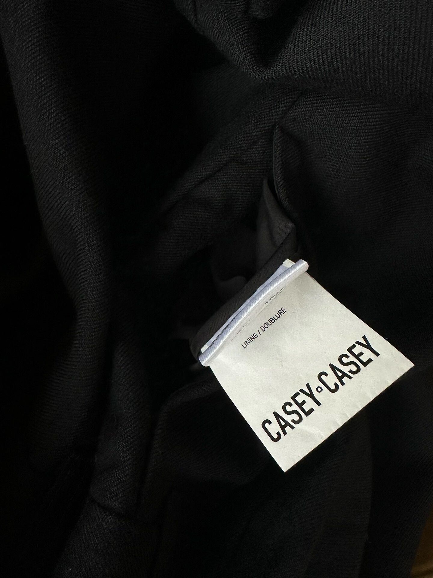 Casey Casey stylish black wool carrot pants Size 40" / US 18 - 6 Thumbnail