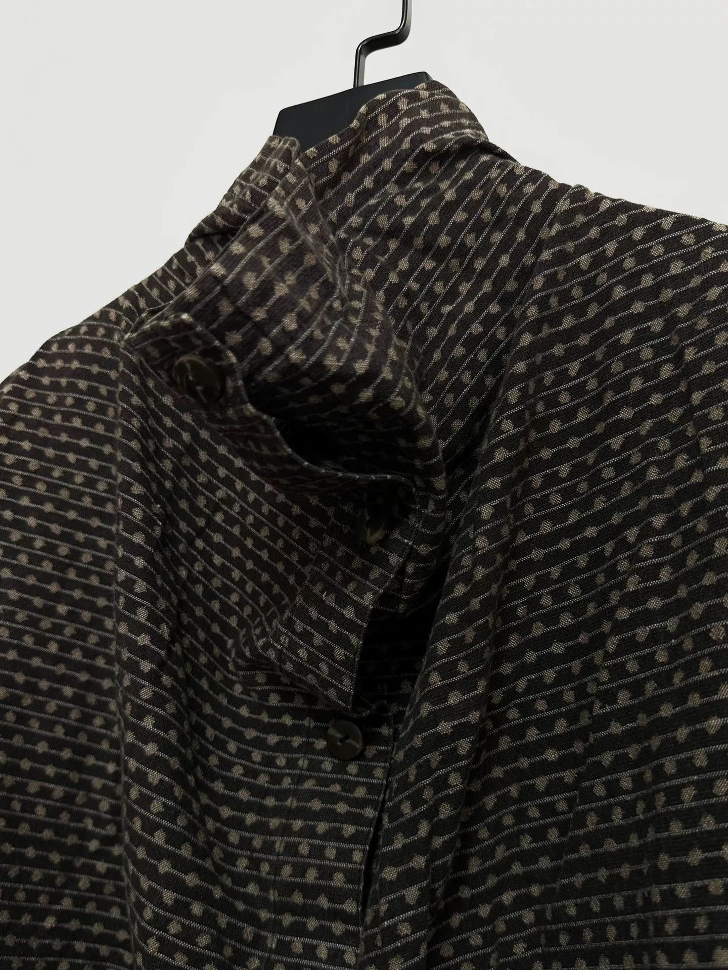 Issey Miyake 1980s Issey Miyake Silk Blend Shirt Size US L / EU 52-54 / 3 - 5 Thumbnail