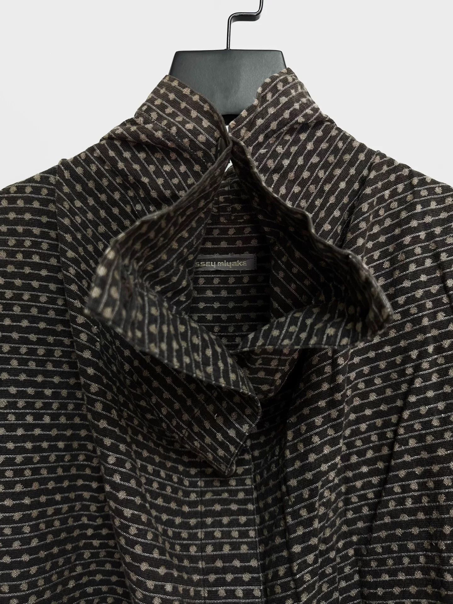 Issey Miyake 1980s Issey Miyake Silk Blend Shirt Size US L / EU 52-54 / 3 - 6 Thumbnail