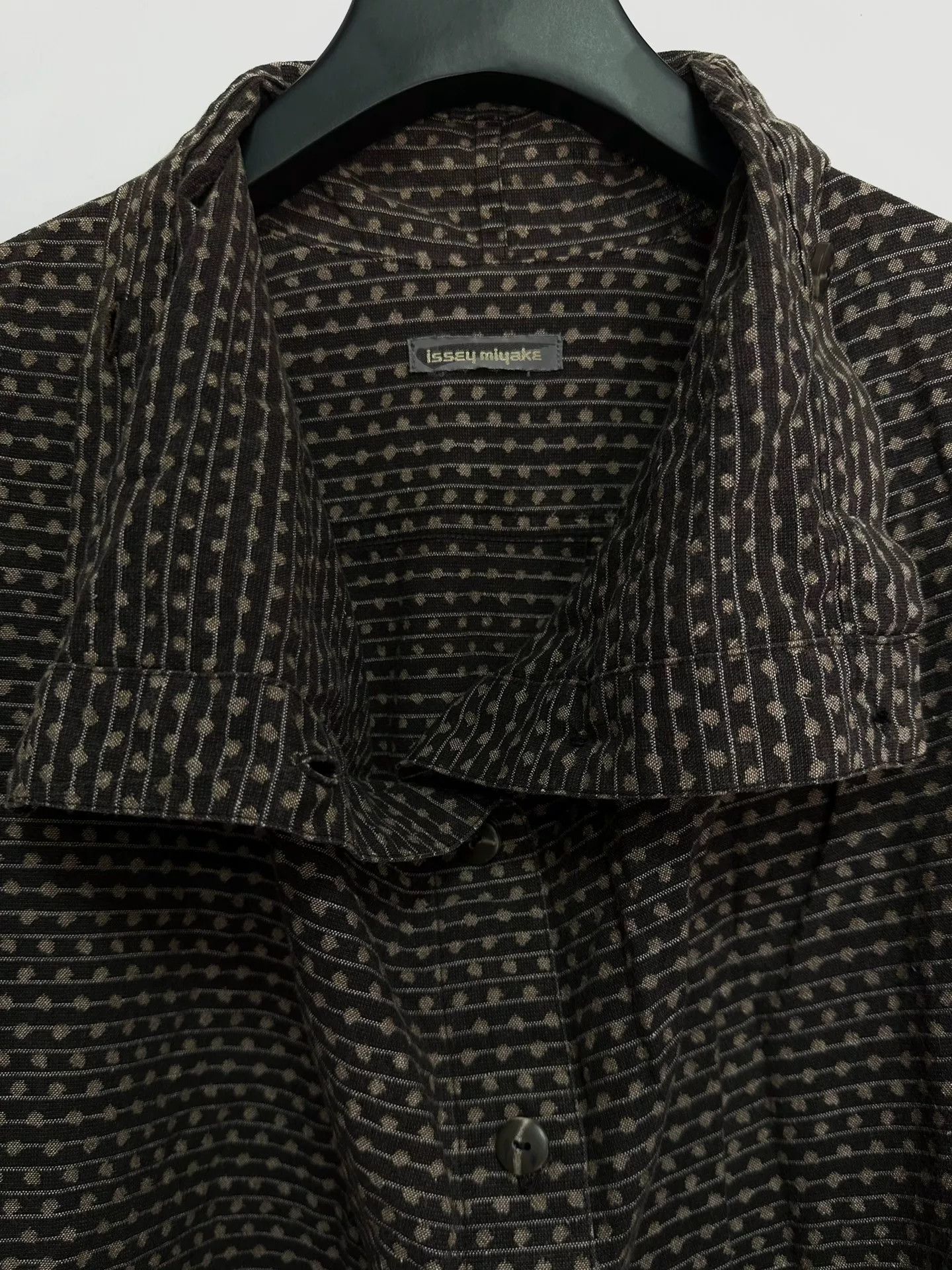 Issey Miyake 1980s Issey Miyake Silk Blend Shirt Size US L / EU 52-54 / 3 - 4 Thumbnail