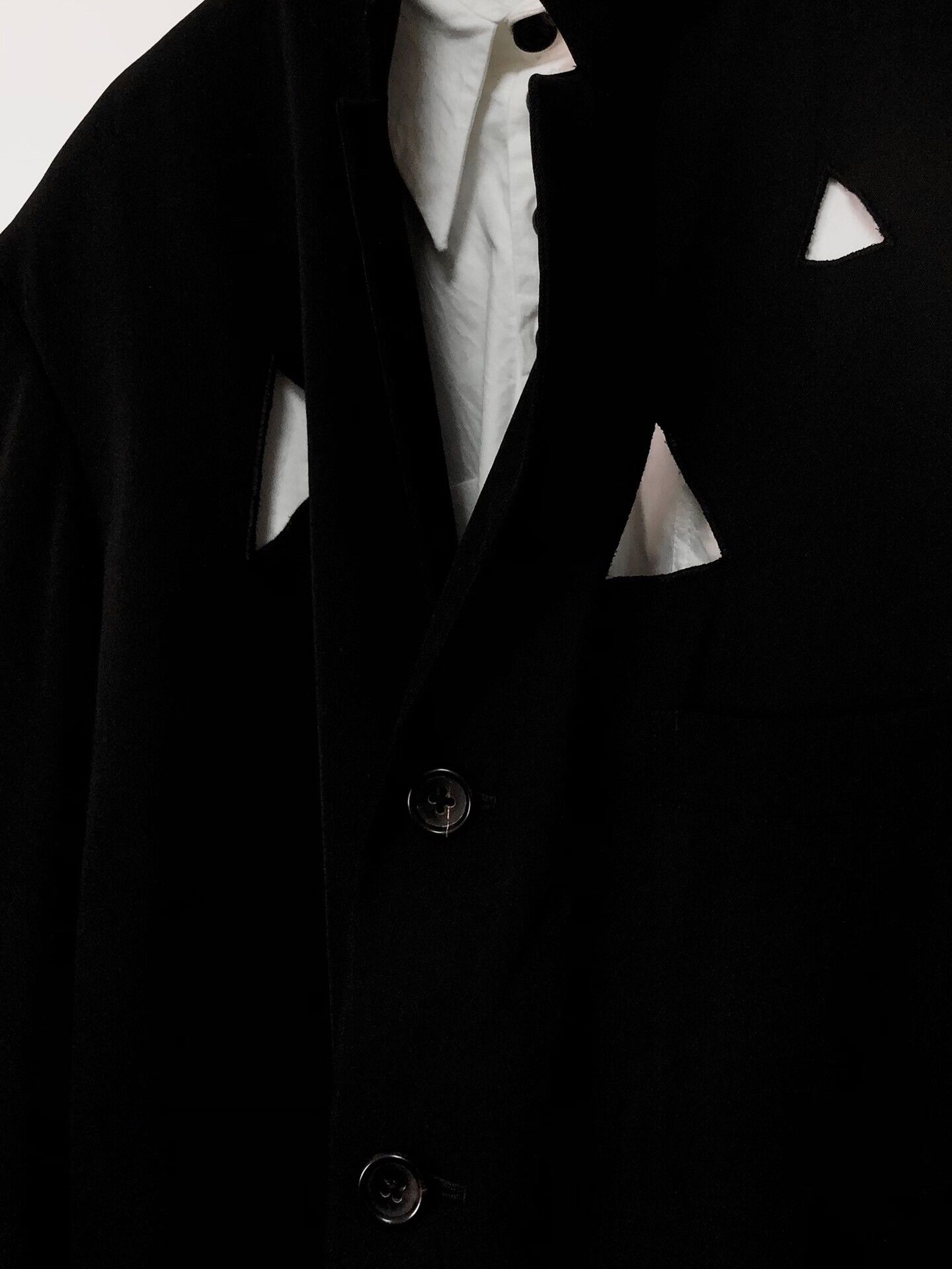 Yohji Yamamoto yohji yamamoto 92ss hollow triangle coat Size US S / EU 44-46 / 1 - 4 Thumbnail
