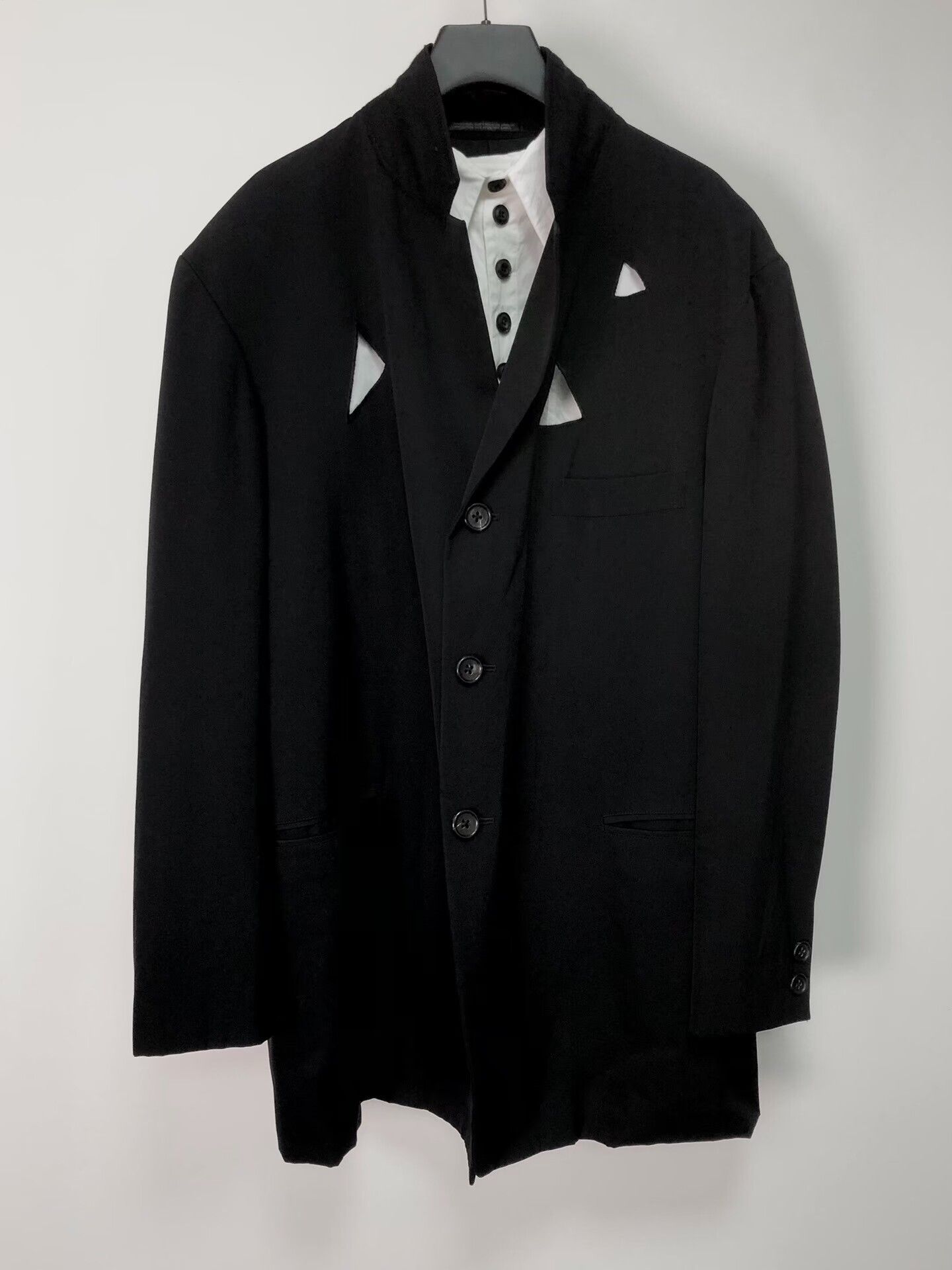 Yohji Yamamoto yohji yamamoto 92ss hollow triangle coat Size US S / EU 44-46 / 1 - 2 Thumbnail