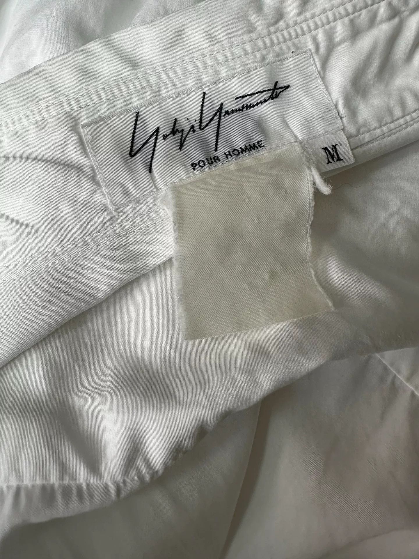 Yohji Yamamoto yohji yamamoto white cotton shirt Size US M / EU 48-50 / 2 - 7 Thumbnail
