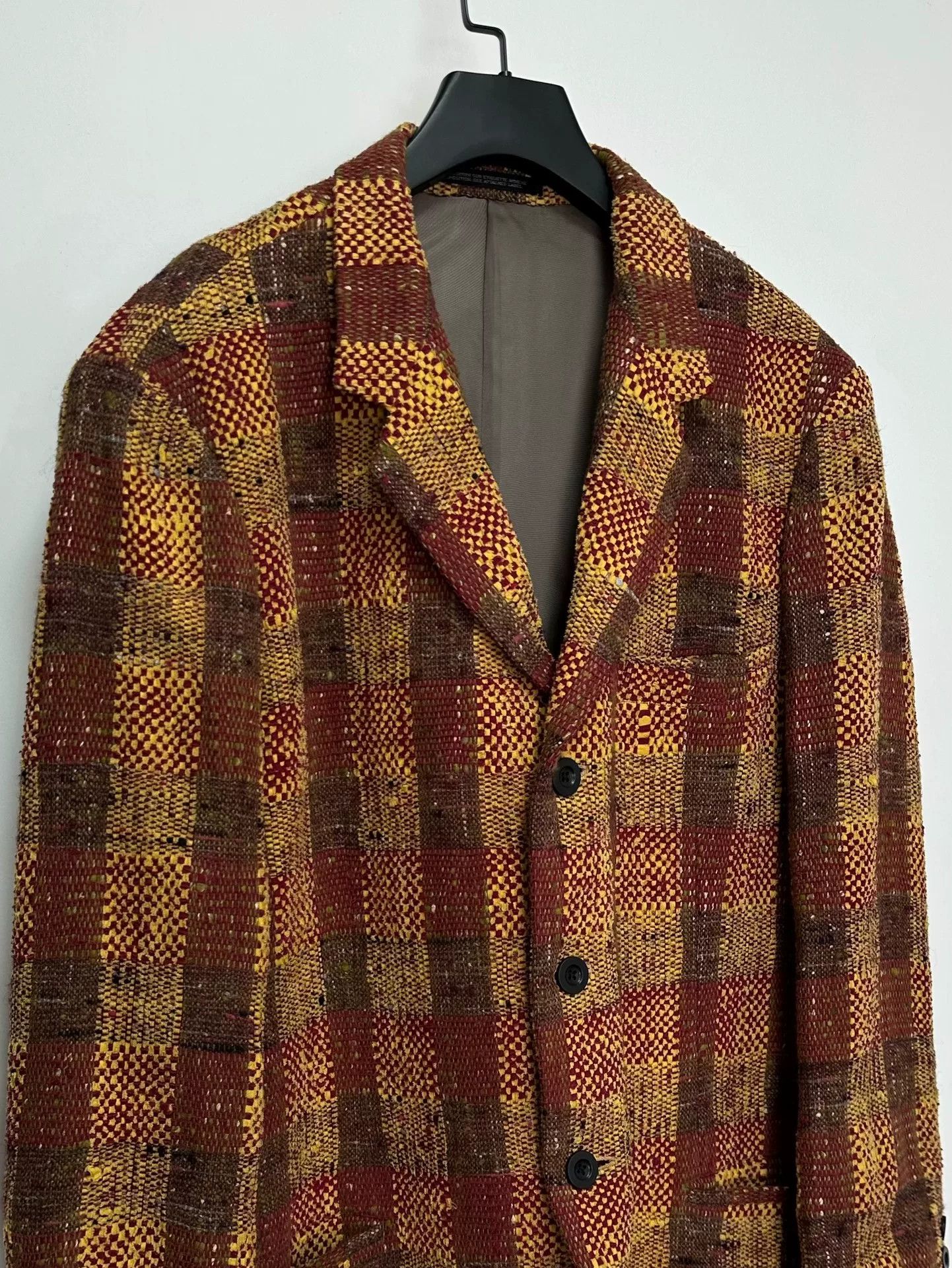 Yohji Yamamoto yohji yamamoto 1993 colorful woven jacket Size US S / EU 44-46 / 1 - 4 Thumbnail