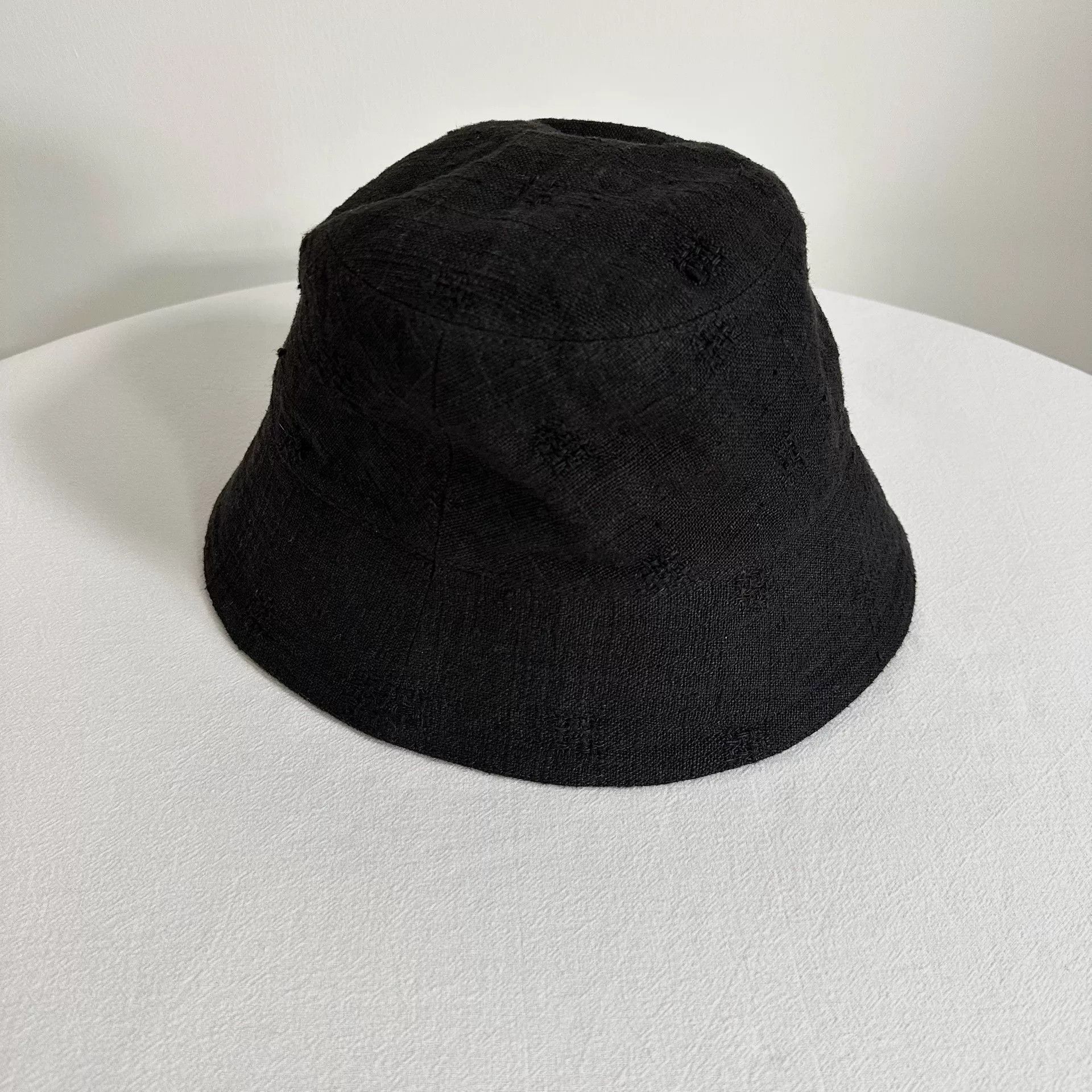 Ziggy Chen ziggy chen black linen fisherman hat Size ONE SIZE - 2 Thumbnail