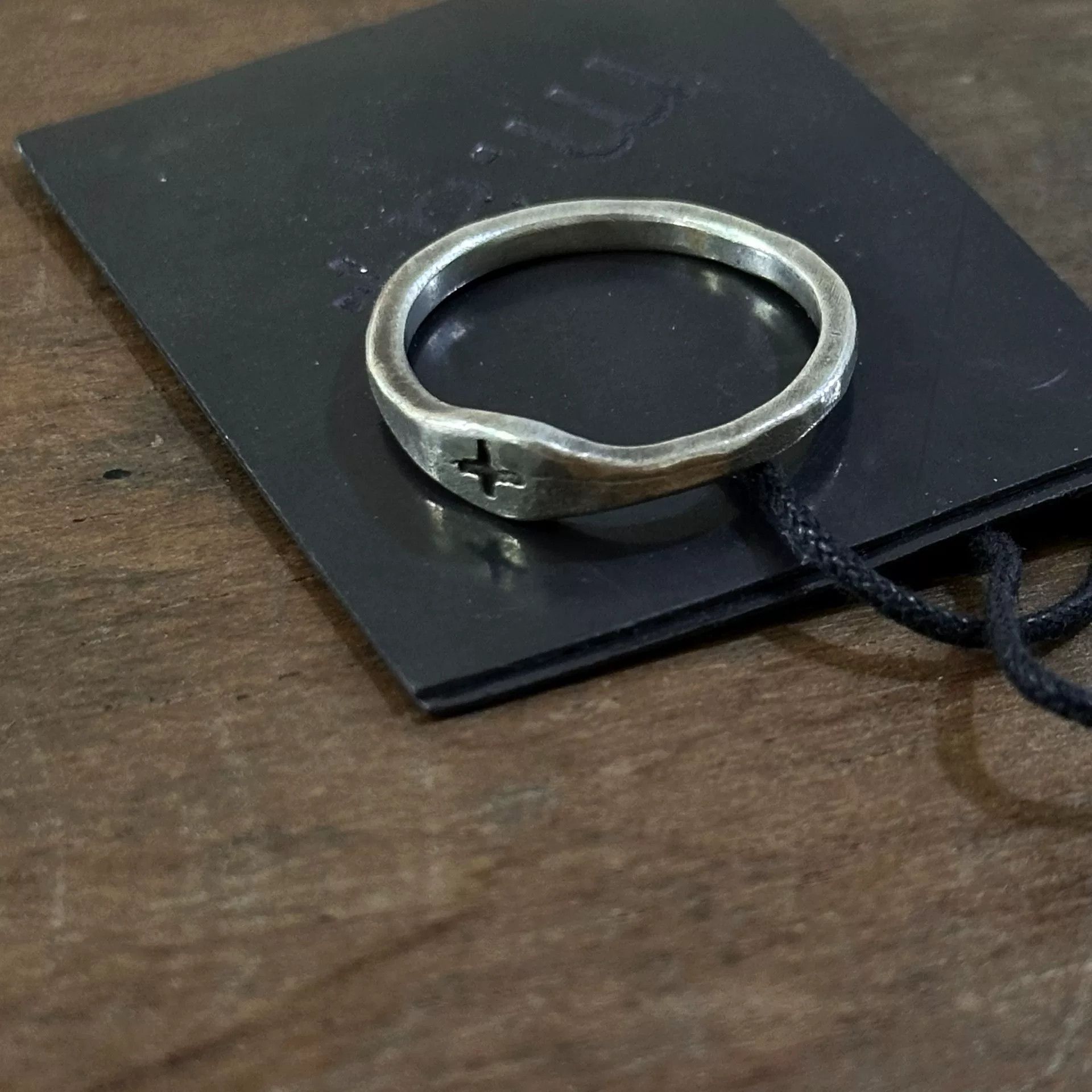 Ma+ rare m.a+ silver cross ring Size ONE SIZE - 4 Thumbnail