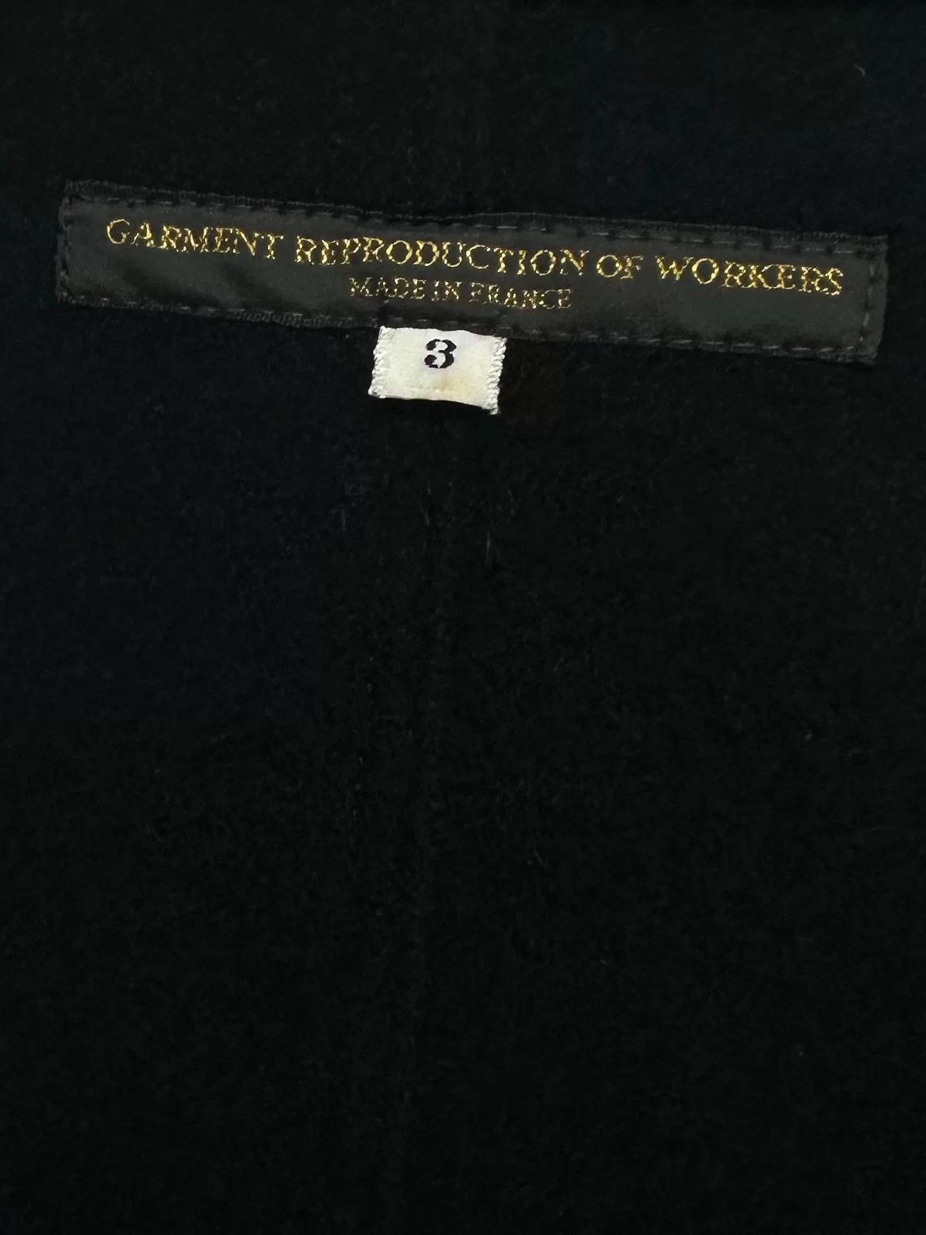 Garment Reproduction of Workers black button-up oversized jacket Size US L / EU 52-54 / 3 - 5 Thumbnail