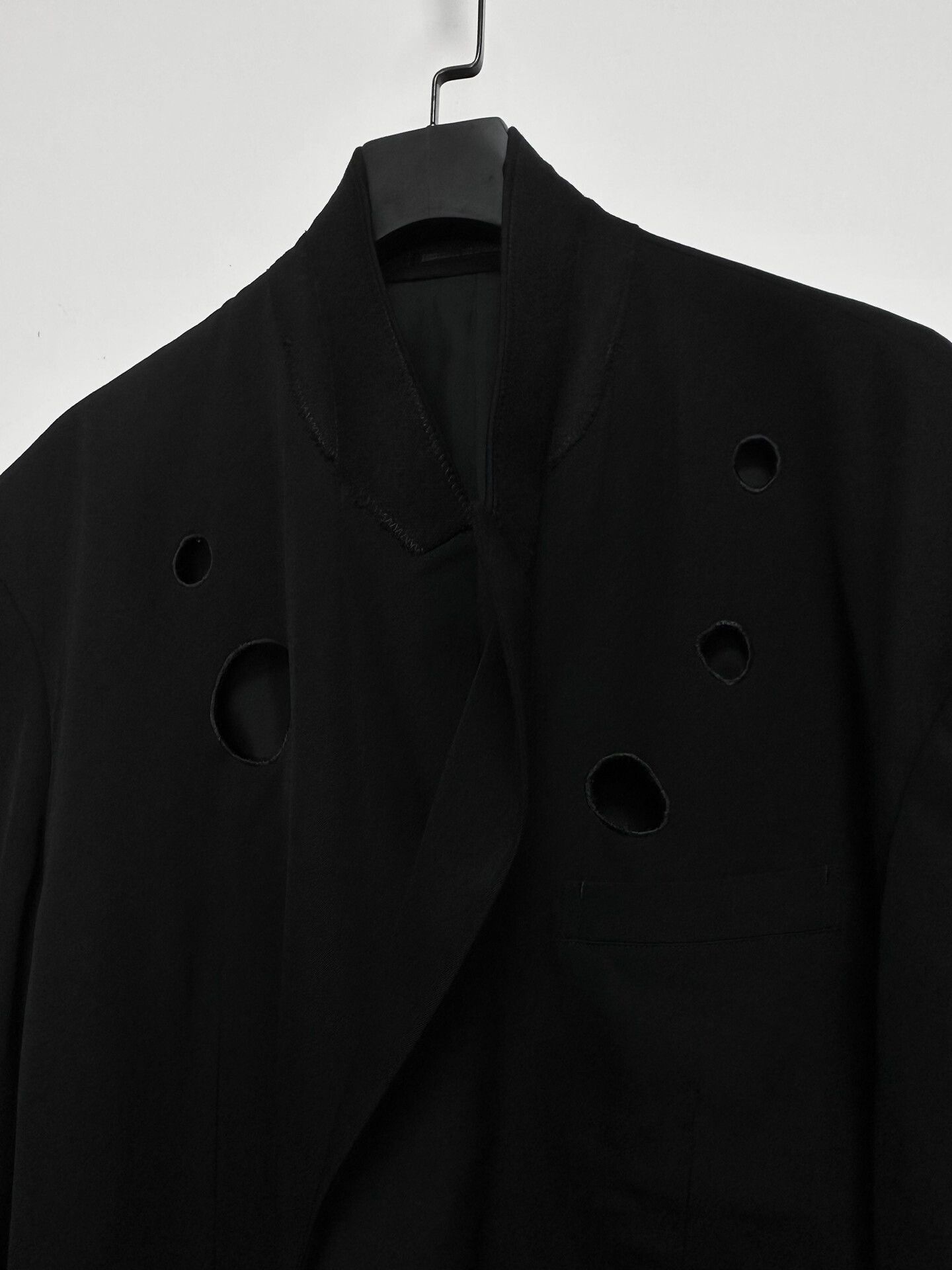 Yohji Yamamoto yohji yamamoto 92ss black hollow jacket Size US M / EU 48-50 / 2 - 5 Thumbnail