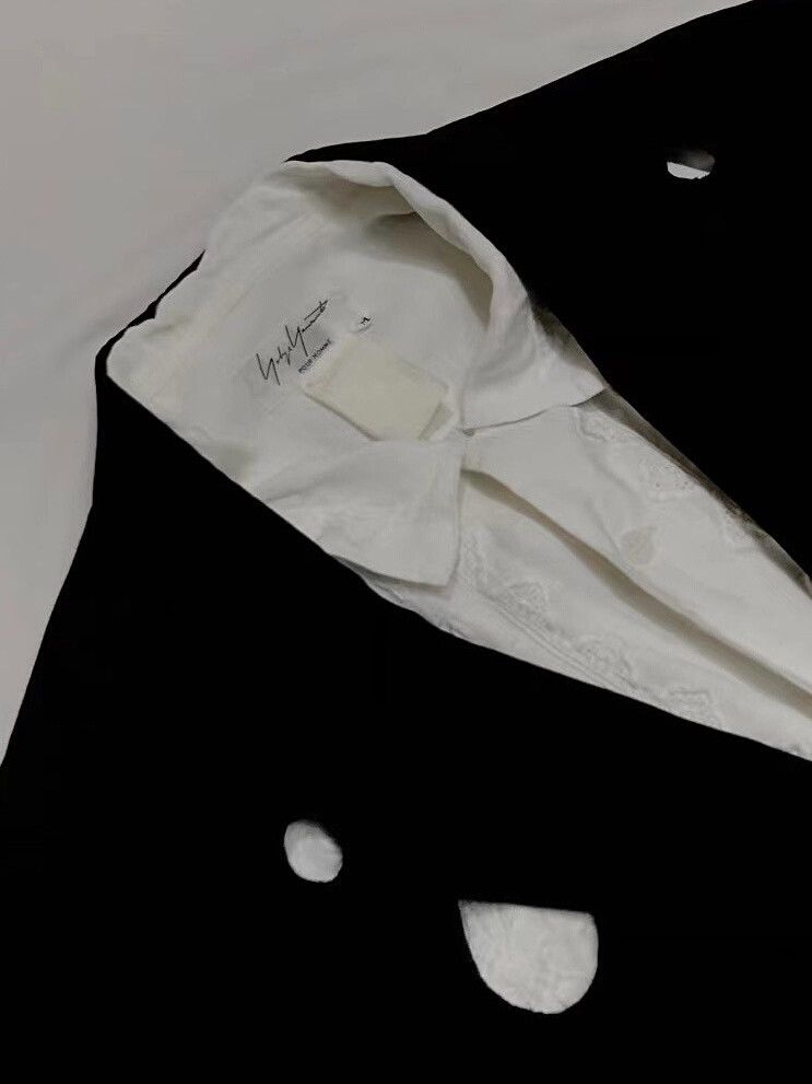Yohji Yamamoto yohji yamamoto 92ss black hollow jacket Size US M / EU 48-50 / 2 - 6 Thumbnail