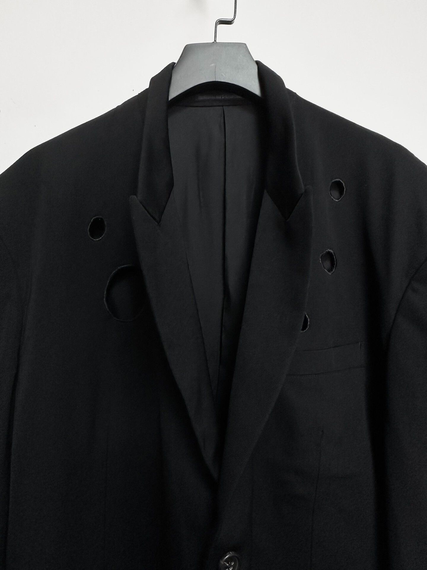 Yohji Yamamoto yohji yamamoto 92ss black hollow jacket Size US M / EU 48-50 / 2 - 4 Thumbnail