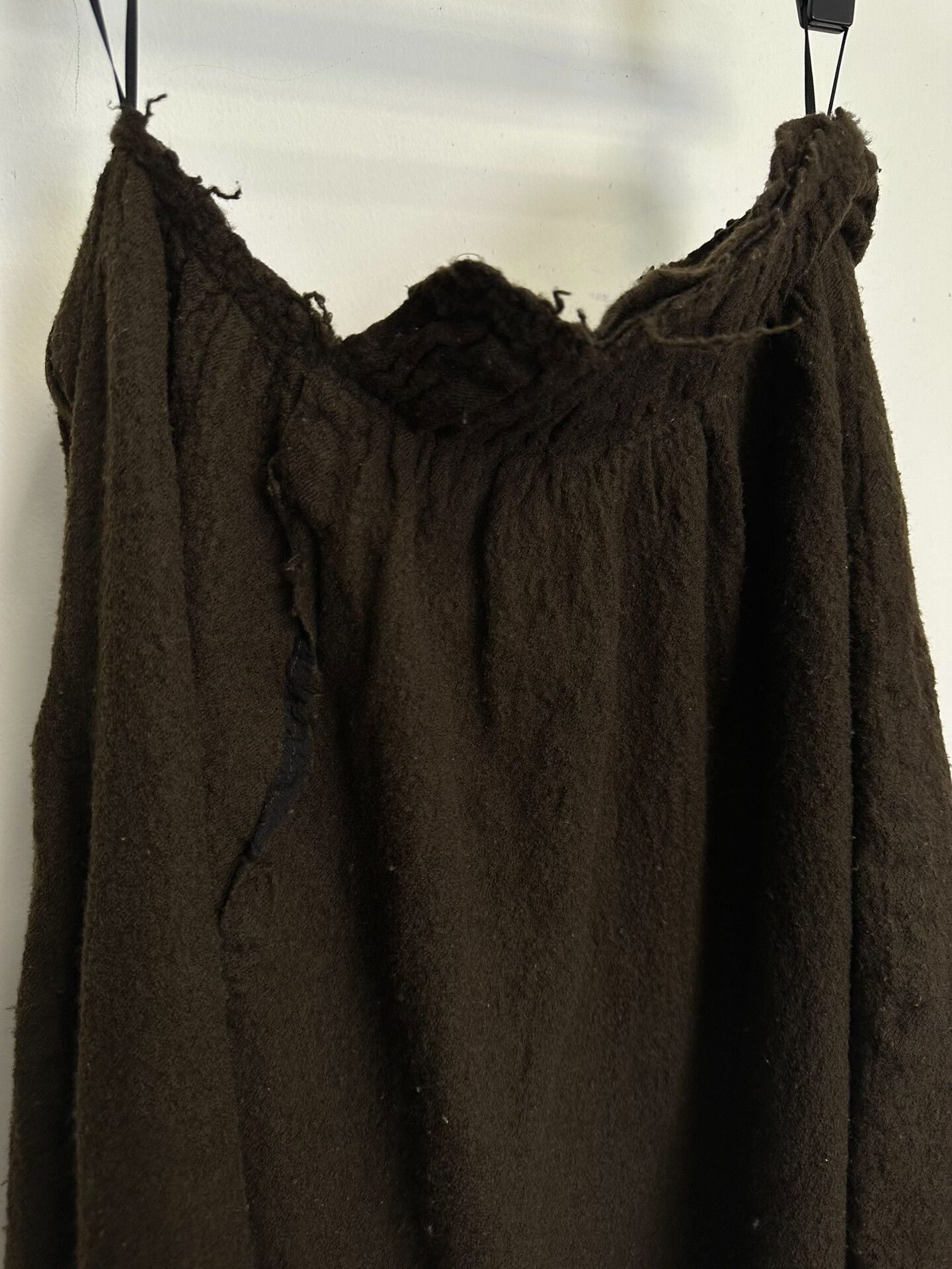 Comme des Garcons comme des garcons 2007aw brown torn skirt Size 22" - 4 Thumbnail
