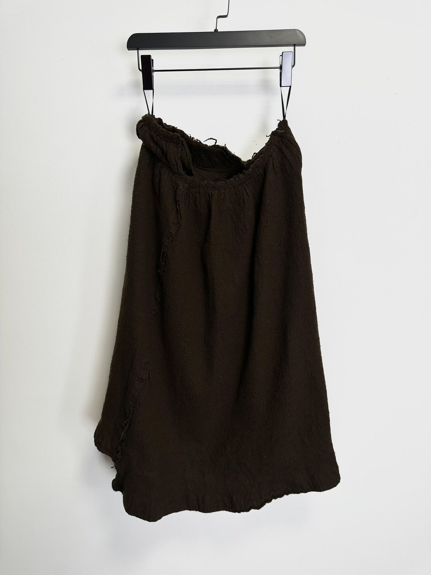 Comme des Garcons comme des garcons 2007aw brown torn skirt Size 22" - 2 Thumbnail