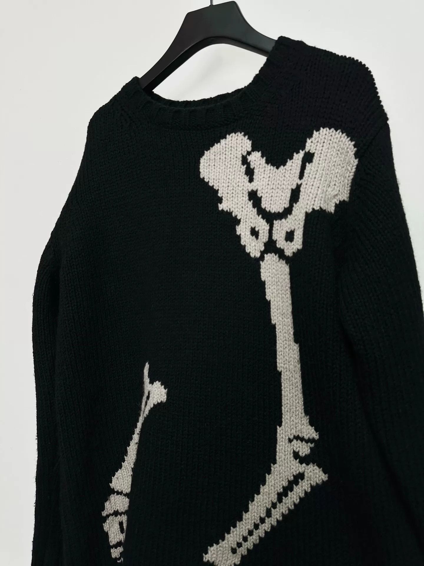 Yohji Yamamoto yohji yamamoto bold skeleton knit sweater Size US M / EU 48-50 / 2 - 2 Thumbnail