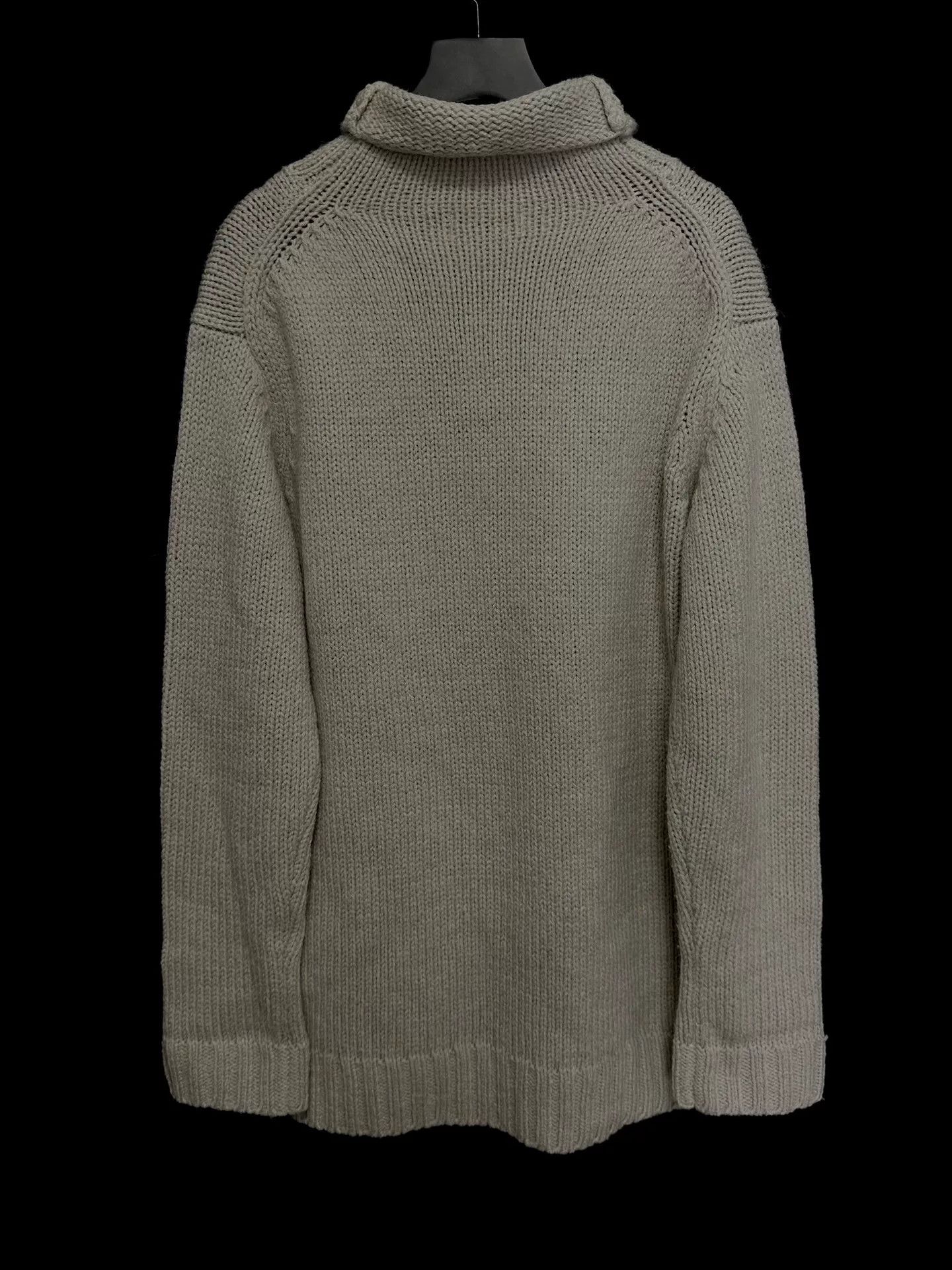 yohji yamamoto apple skeleton knit sweater